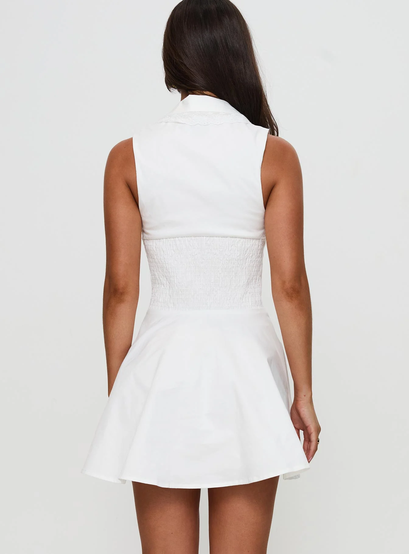 Haworth Mini Dress White