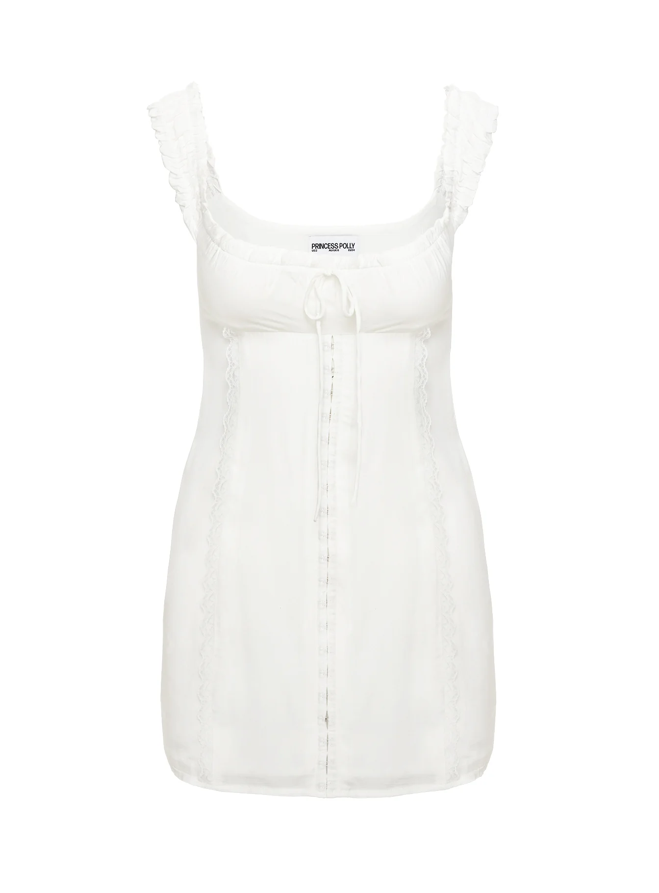 Triket Mini Dress White
