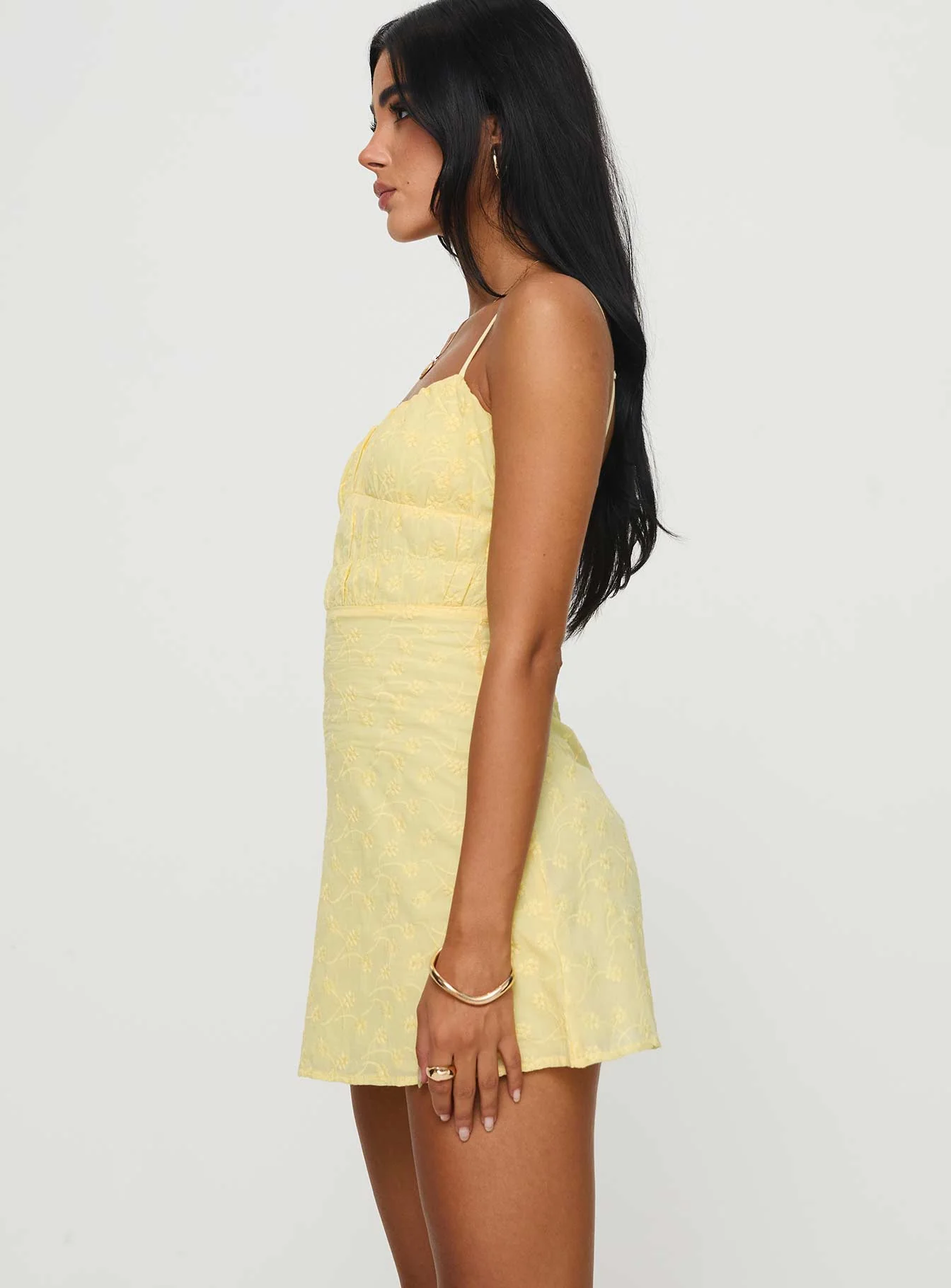 Lucius Mini Dress Lemon