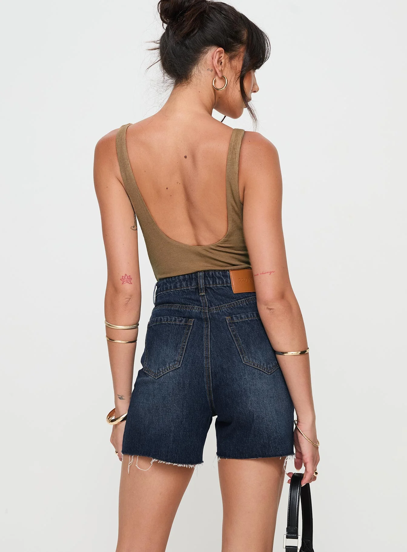 Impala Shorts Mid Wash Denim