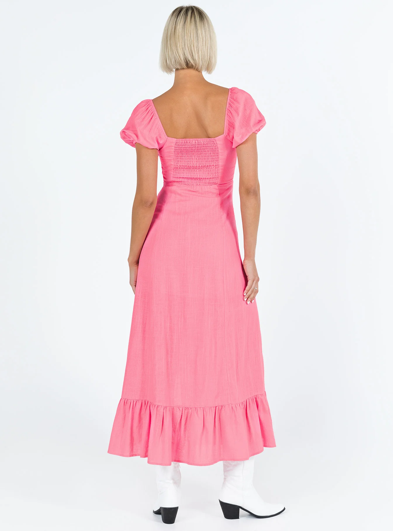 Zella Midi Dress Pink