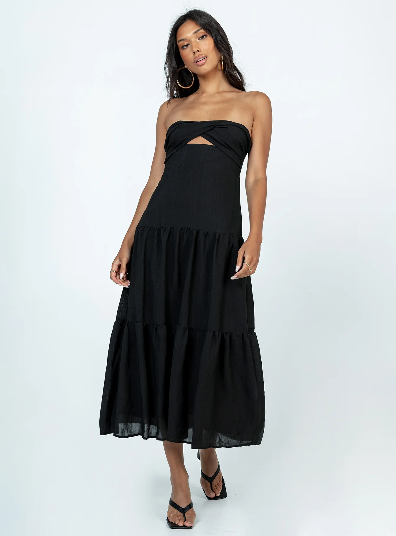 Allie Midi Dress Black