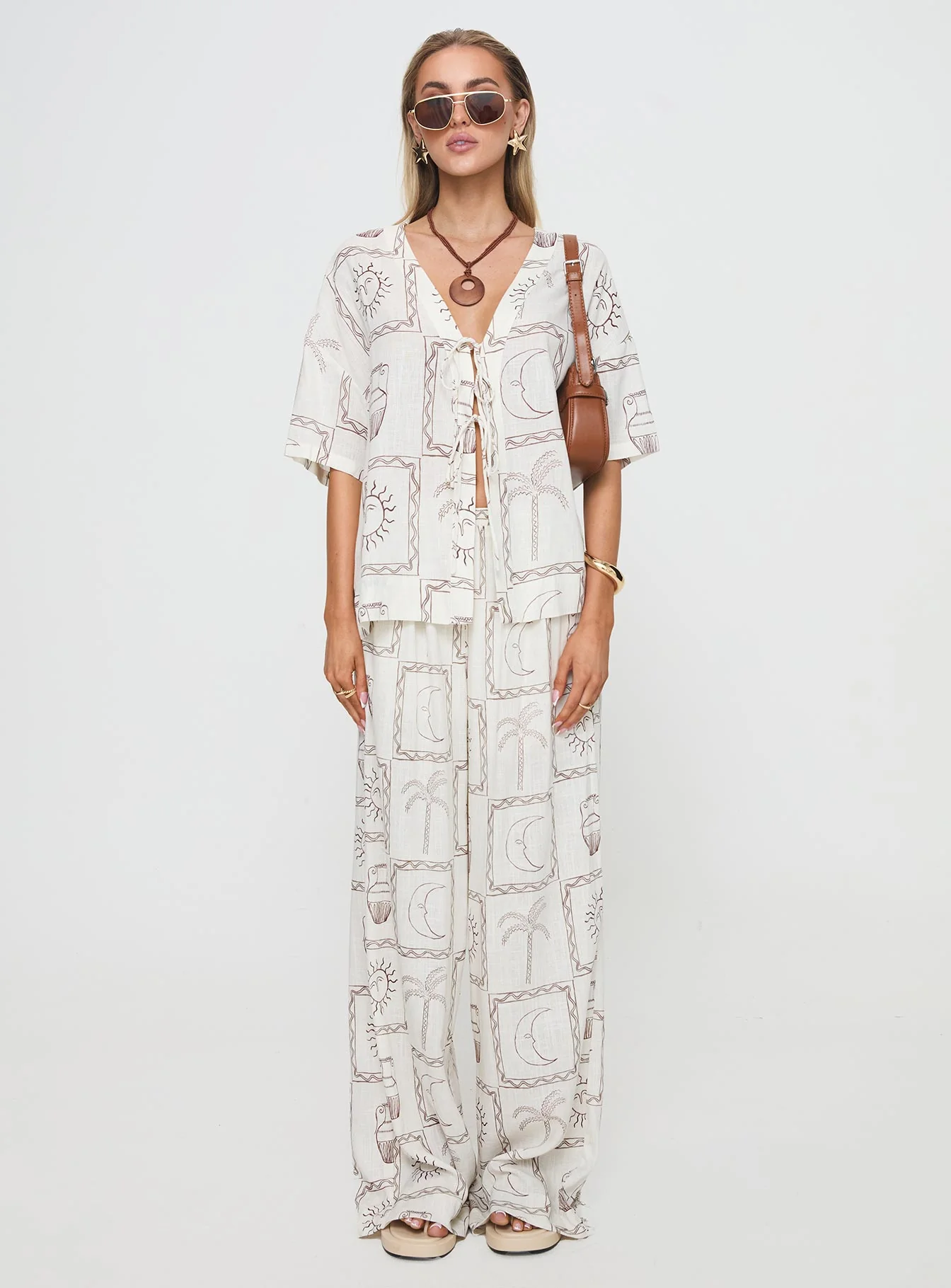 Sun Dream Shirt Cream / Multi