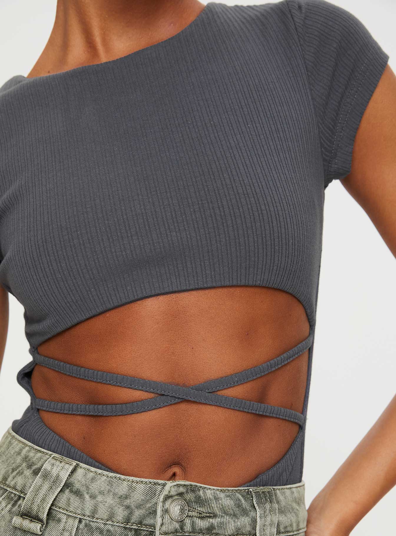 Nicola Bodysuit Slate