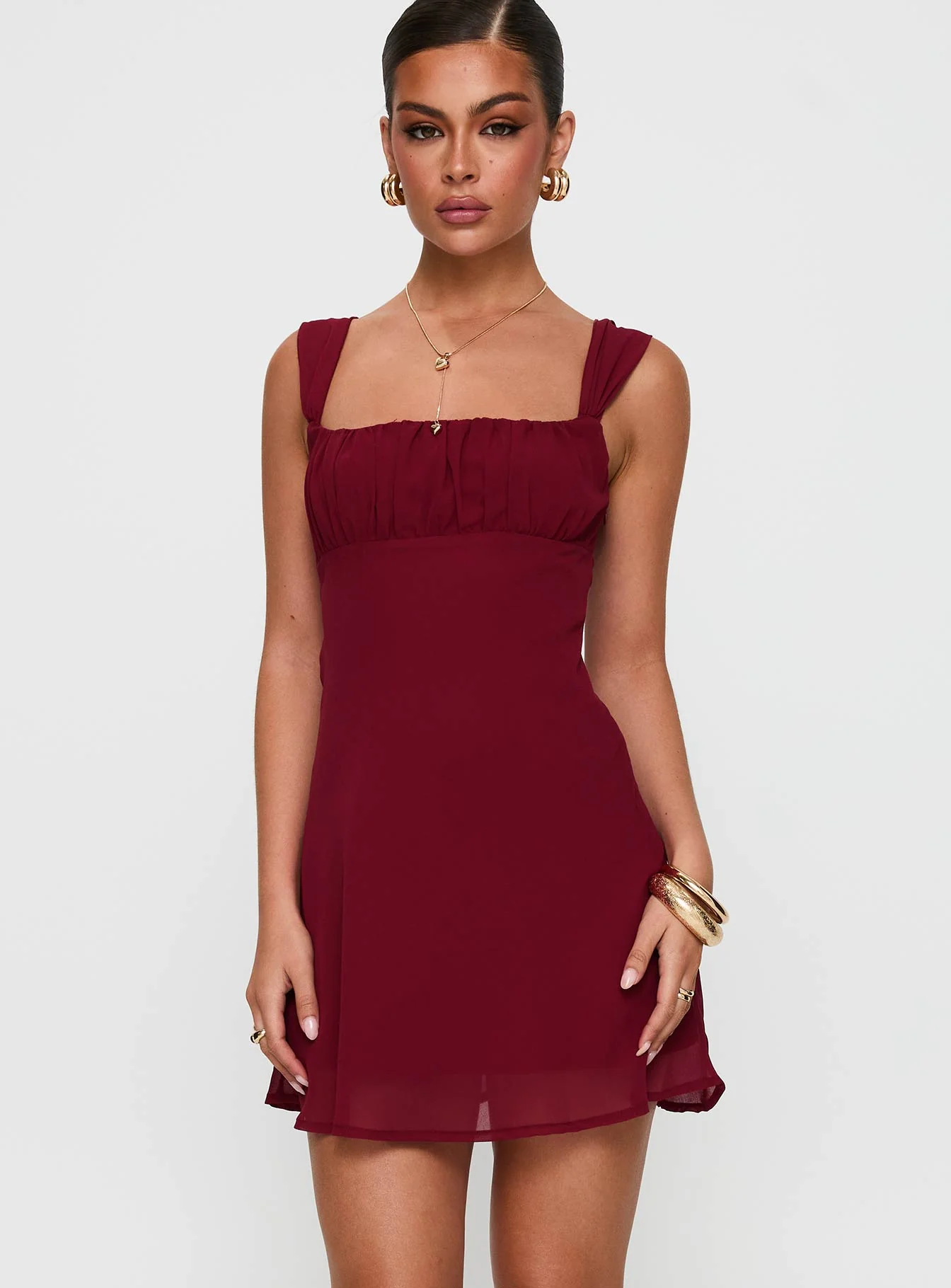 Solasta Mini Dress Red