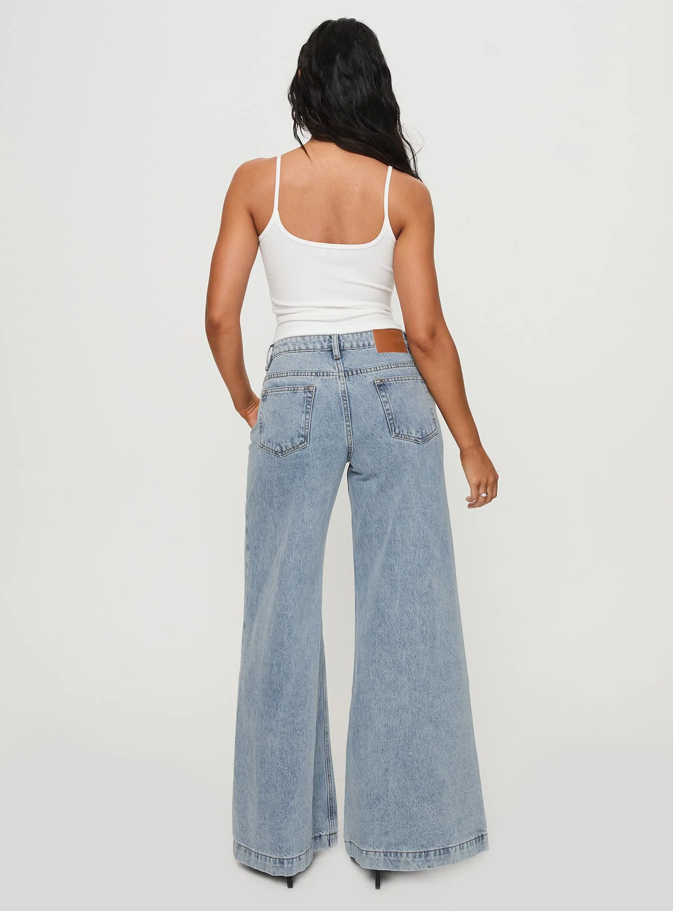 Toby Low Ultra Baggy Jean Light Wash