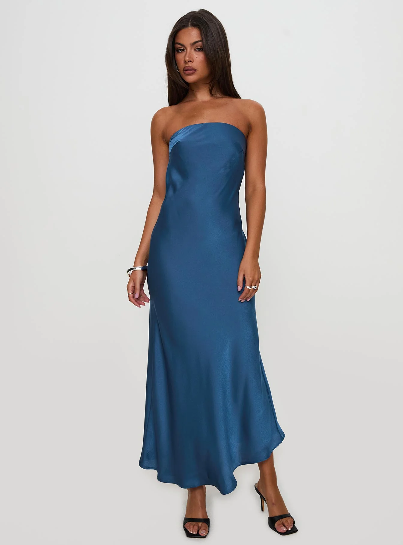 Haley Maxi Dress Mid Blue