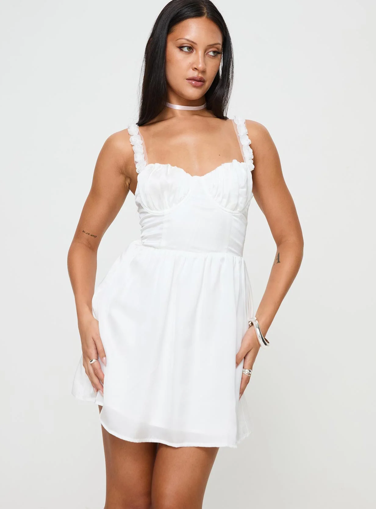 Ondina Mini Dress White