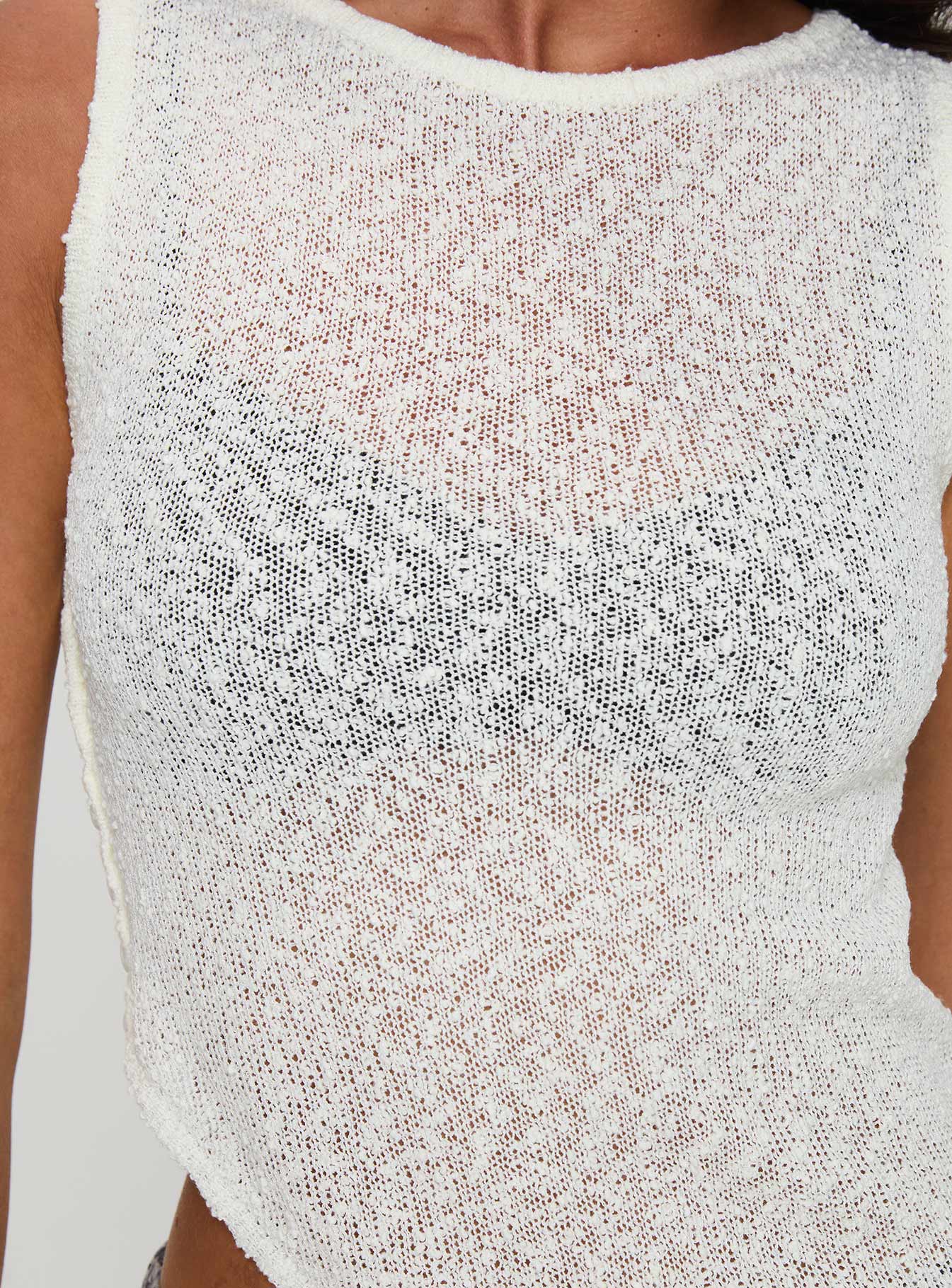 Andromeda Knit Top Ivory
