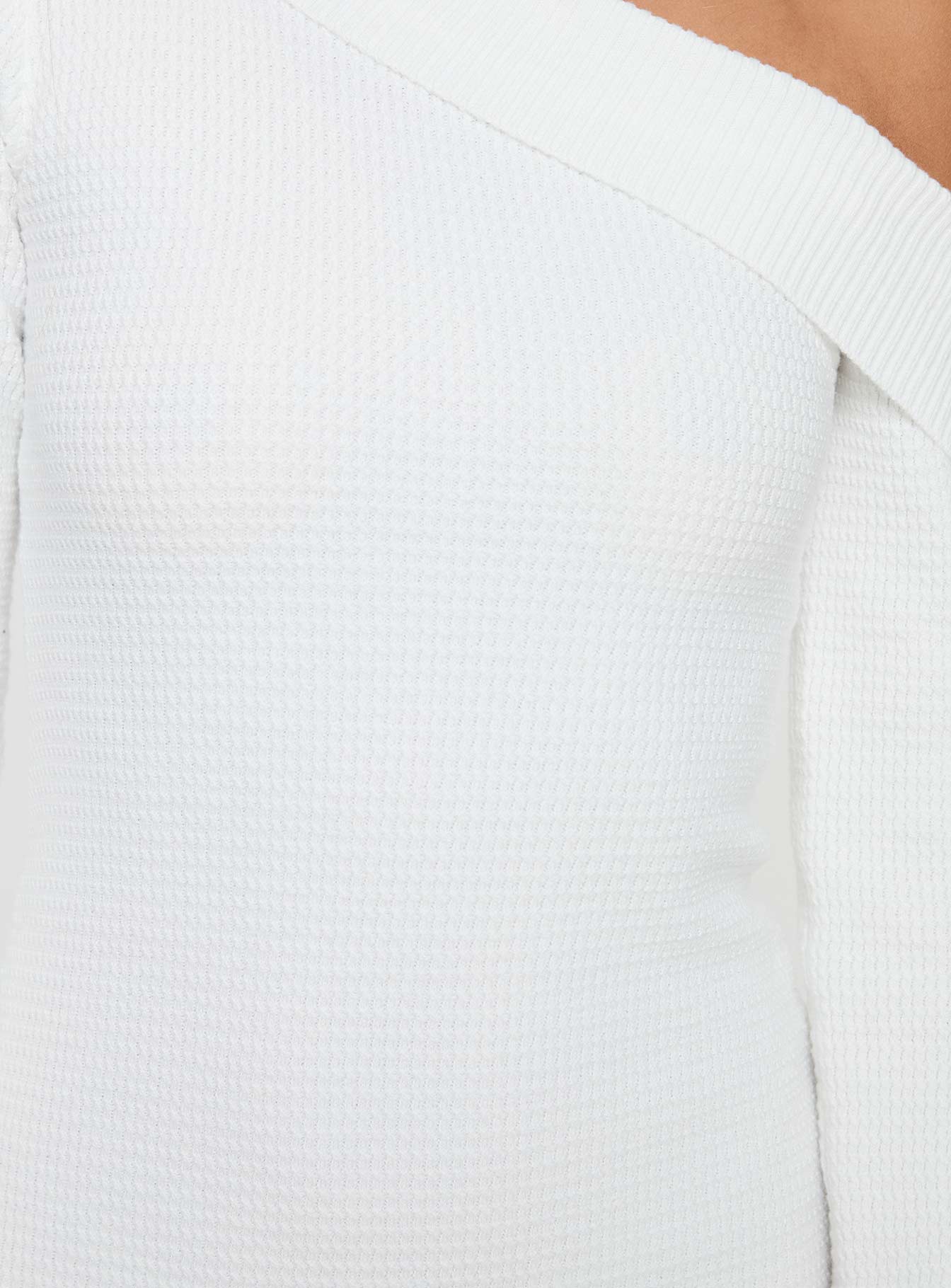 Holveck Off The Shoulder Mini Dress White