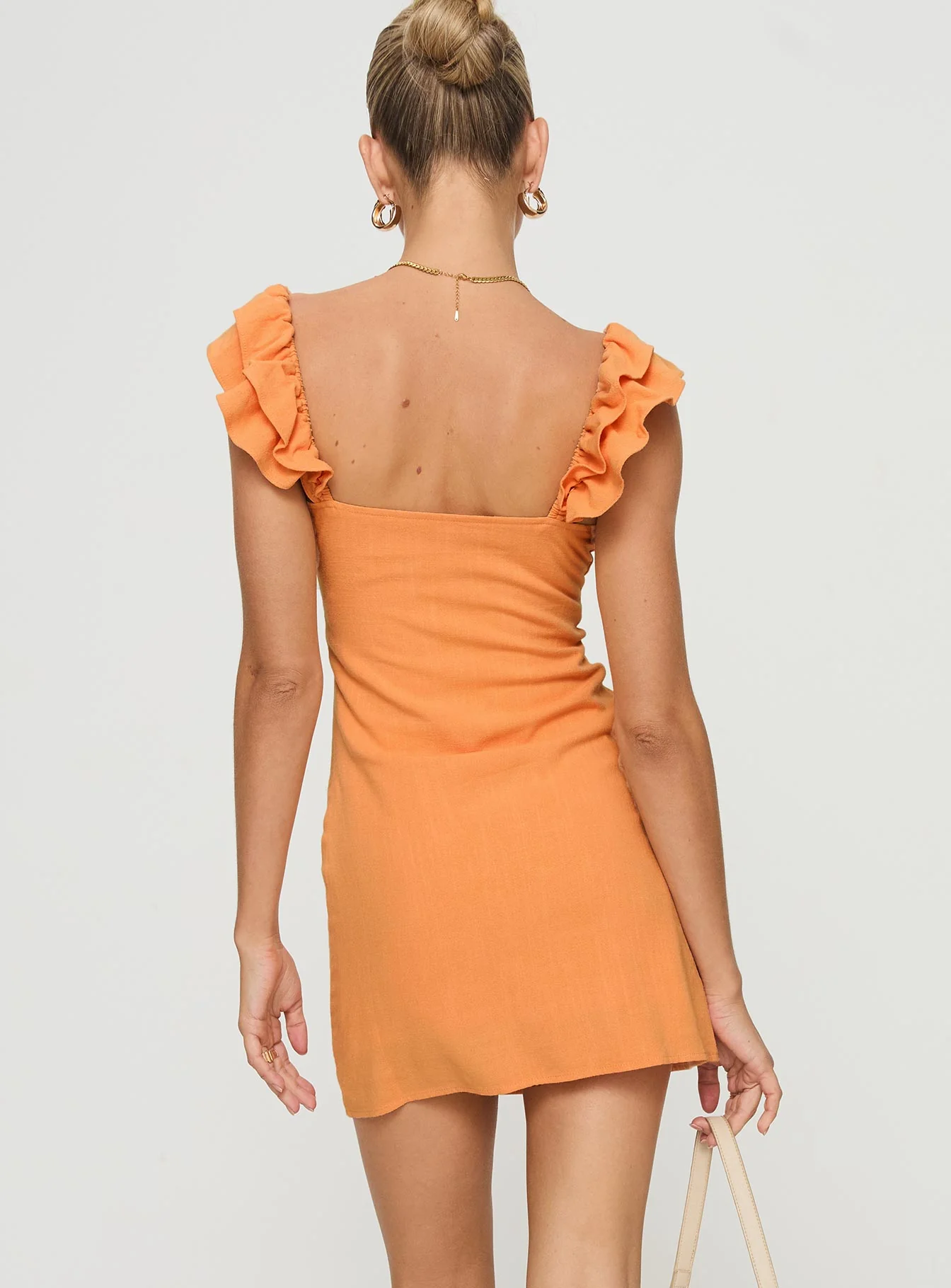 Leto Mini Dress Orange