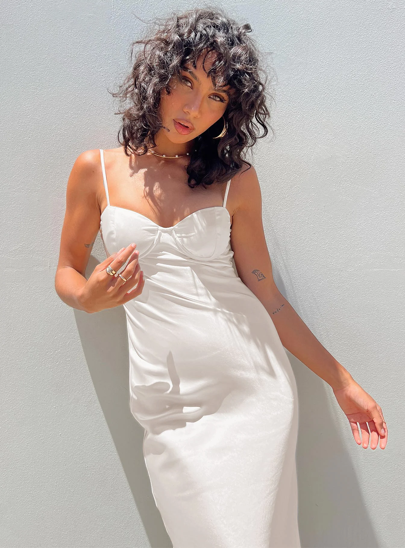 Creewood Maxi Dress Champagne