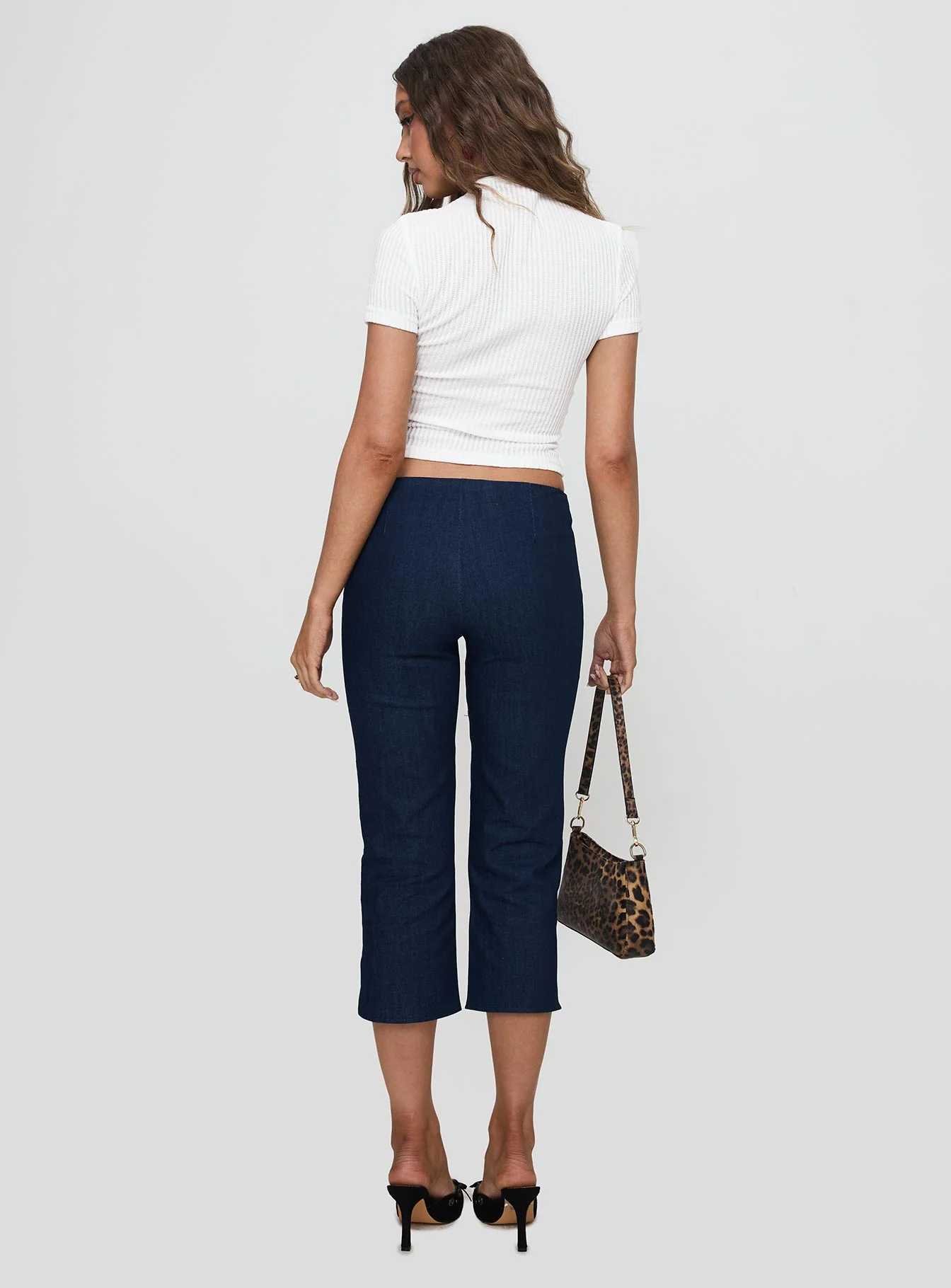Diran Capri Trouser Indigo