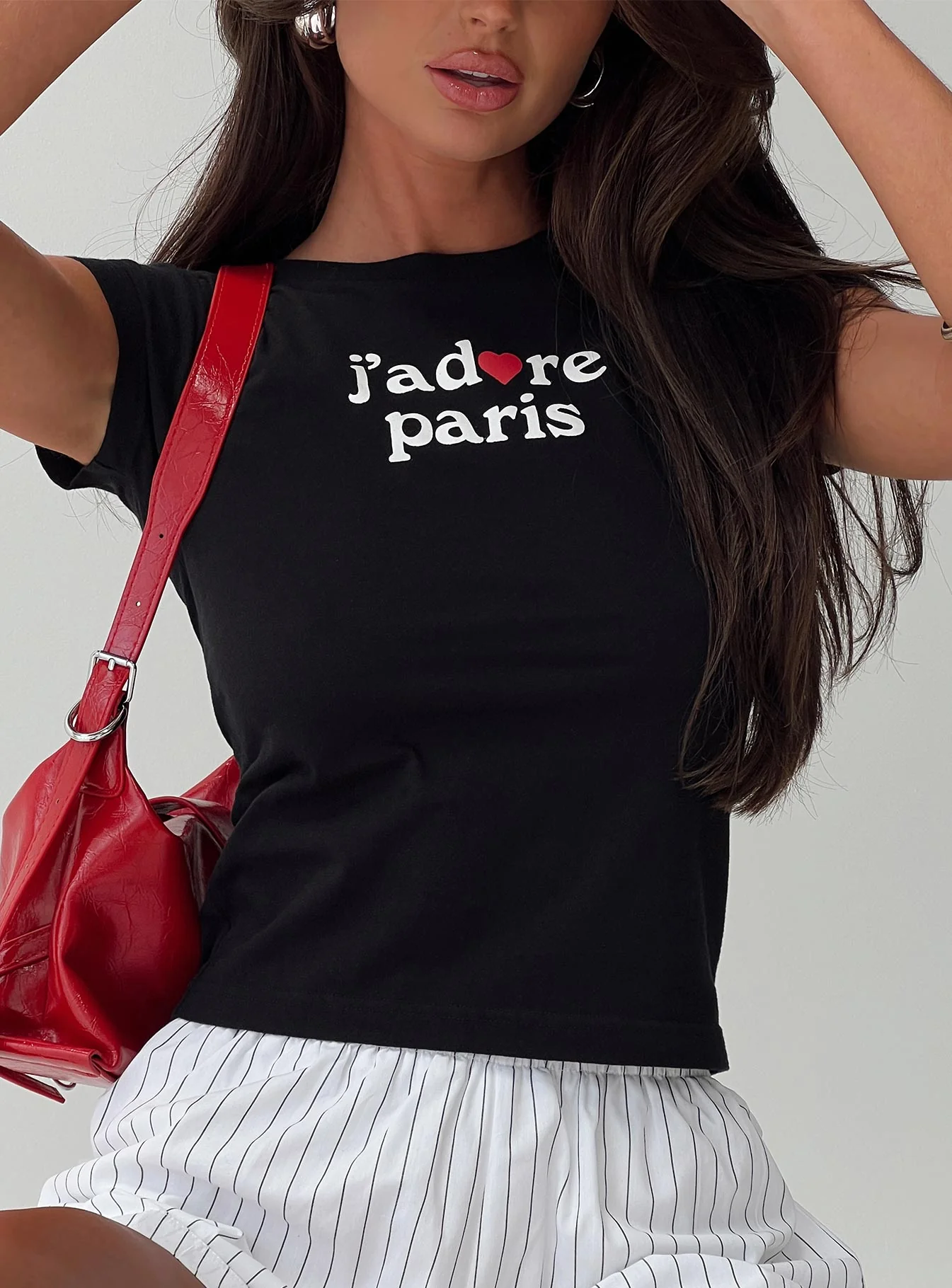 Jadore Tee Black