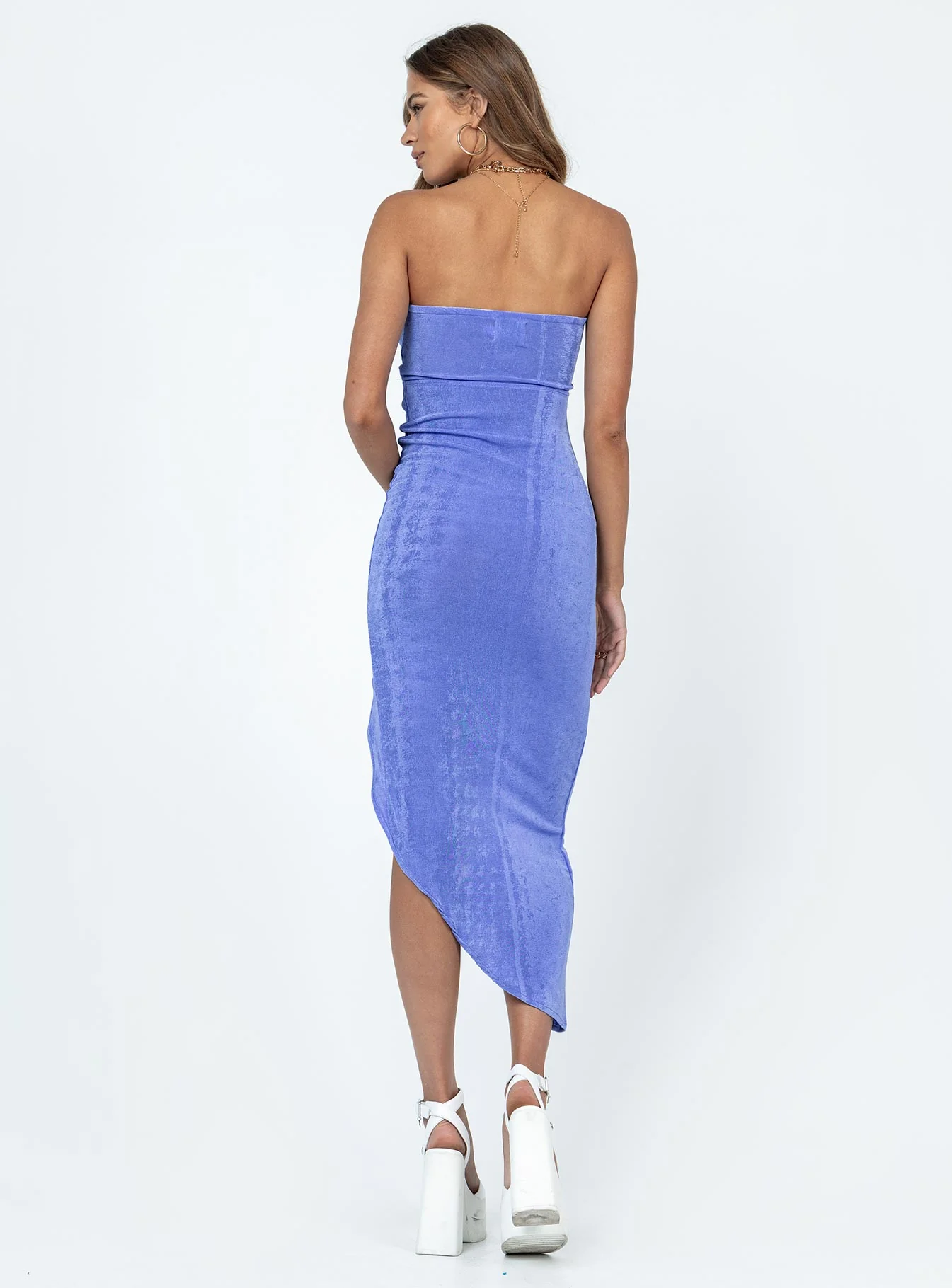 Zeta Midi Dress Blue
