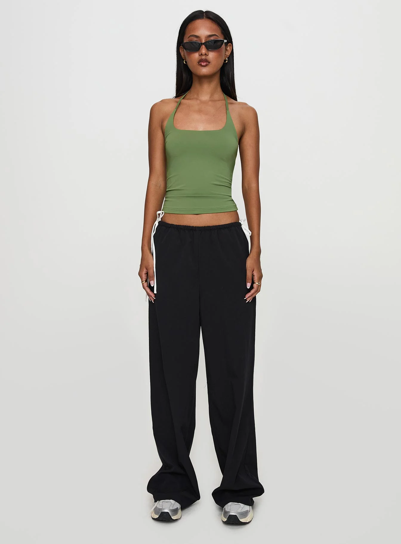 Sweet As Sugar Bow Pants Black / White