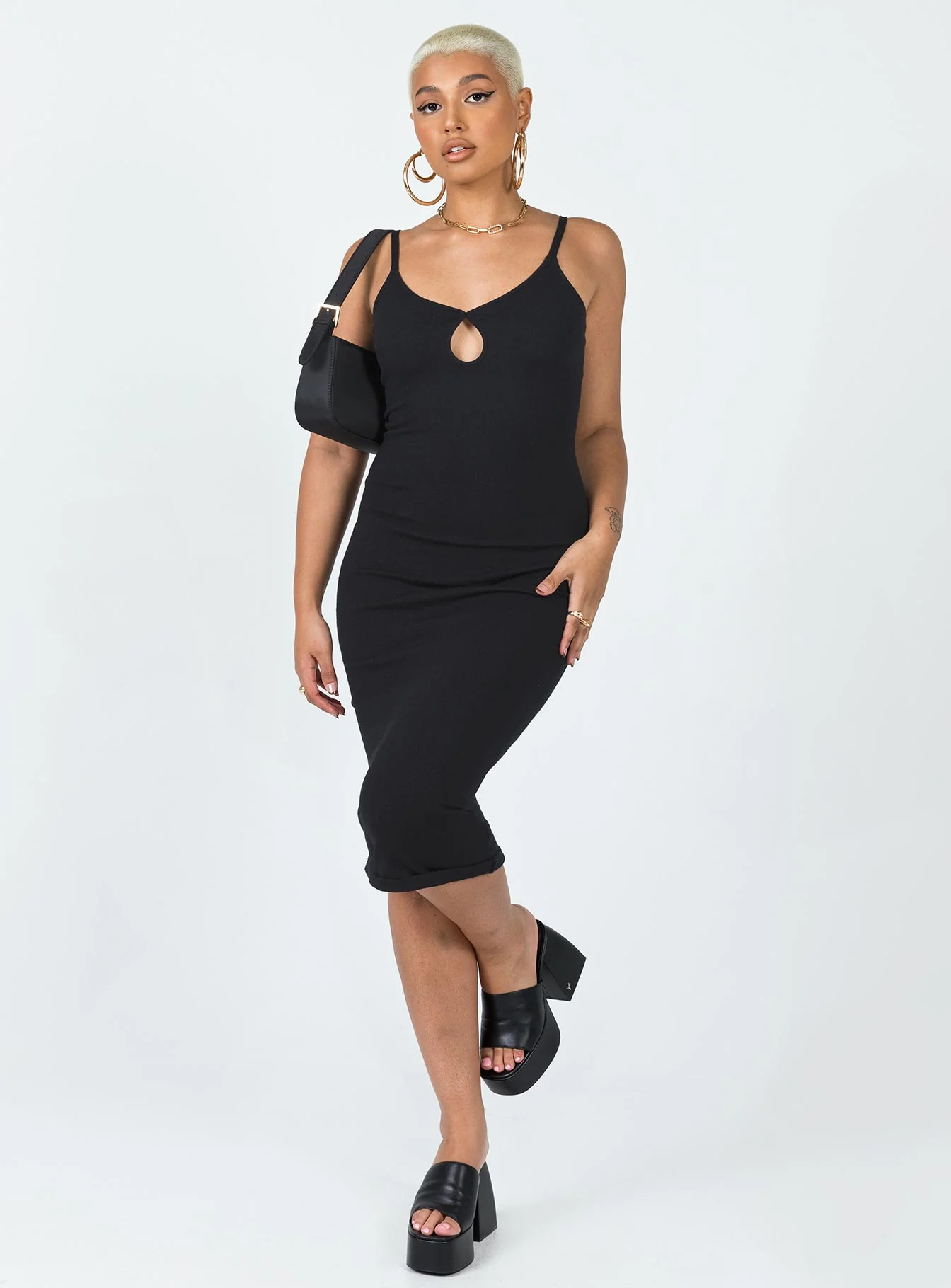 Kena Midi Dress Black