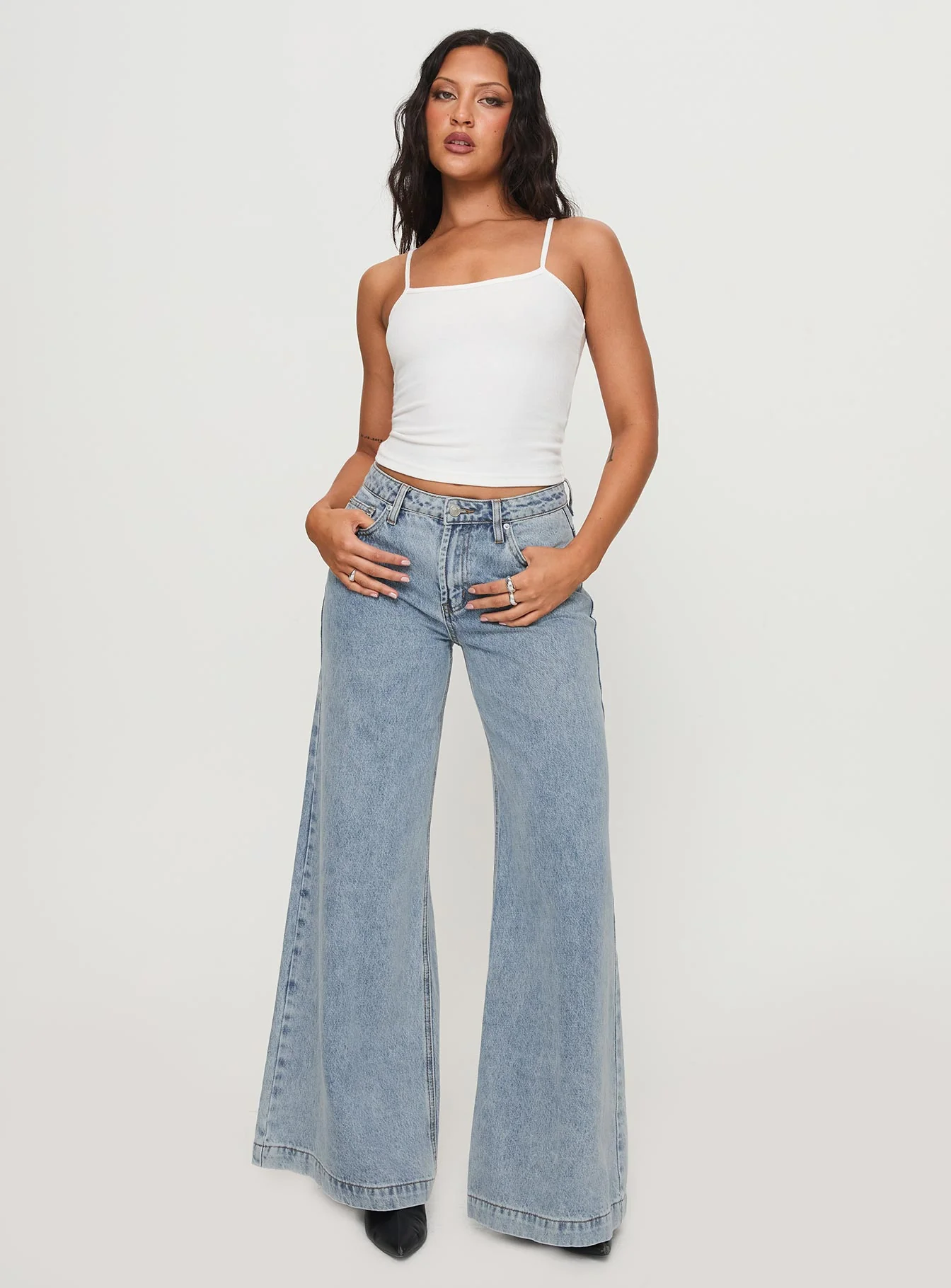 Toby Low Ultra Baggy Jean Light Wash
