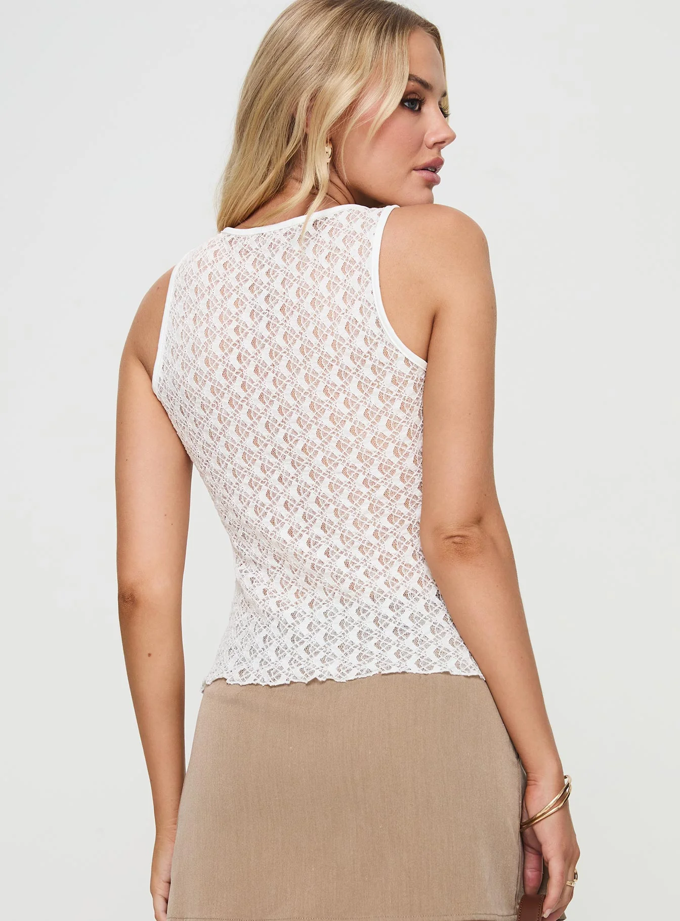 Live In Reality Top White