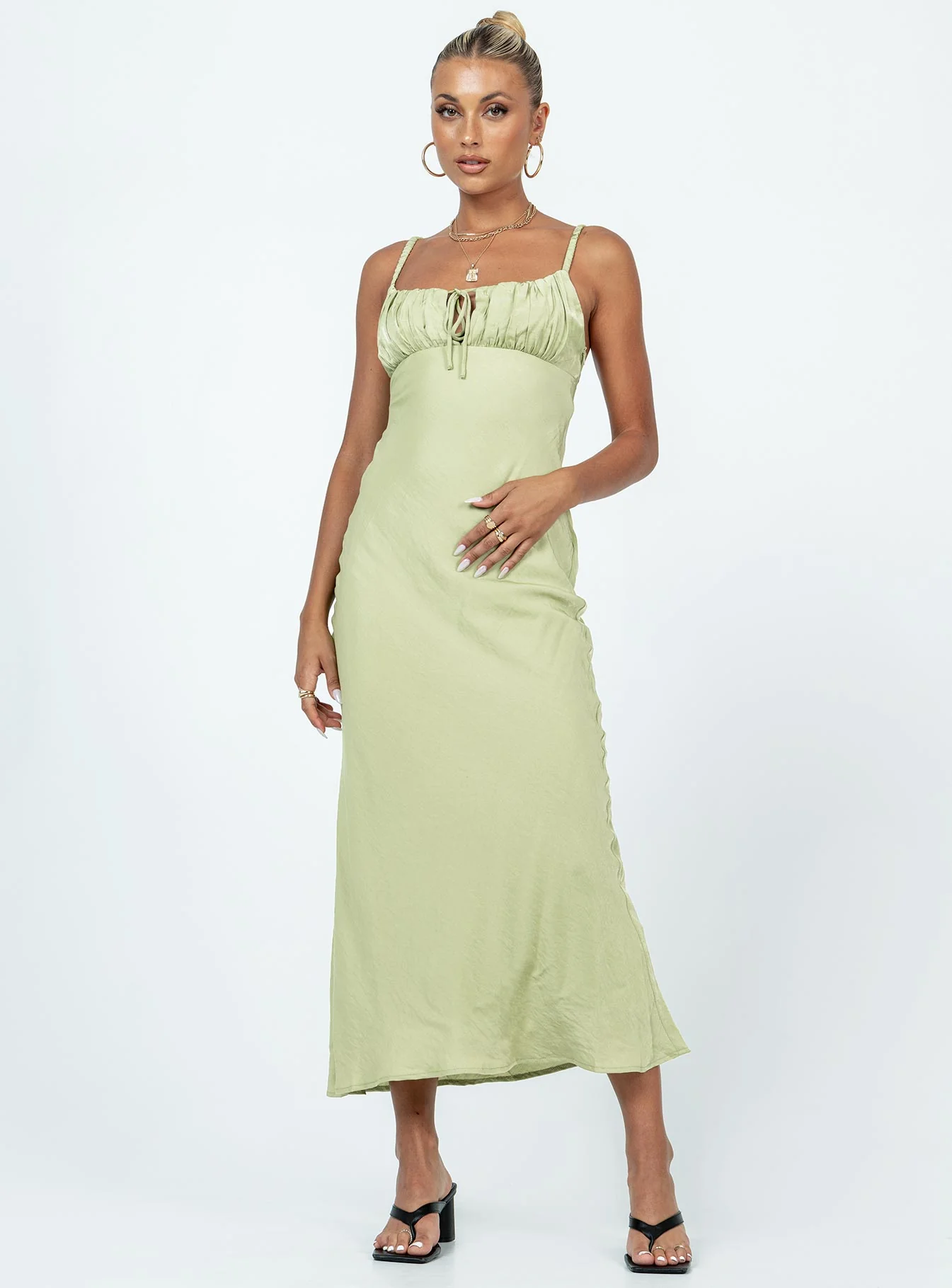 Nicoleta Midi Dress Green