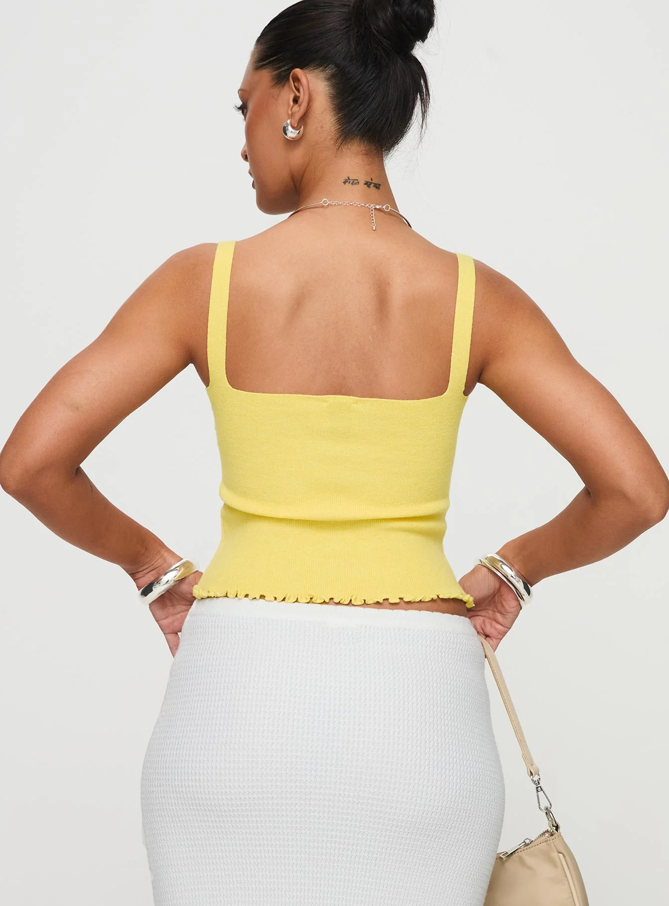 Dalma Twist Top Yellow