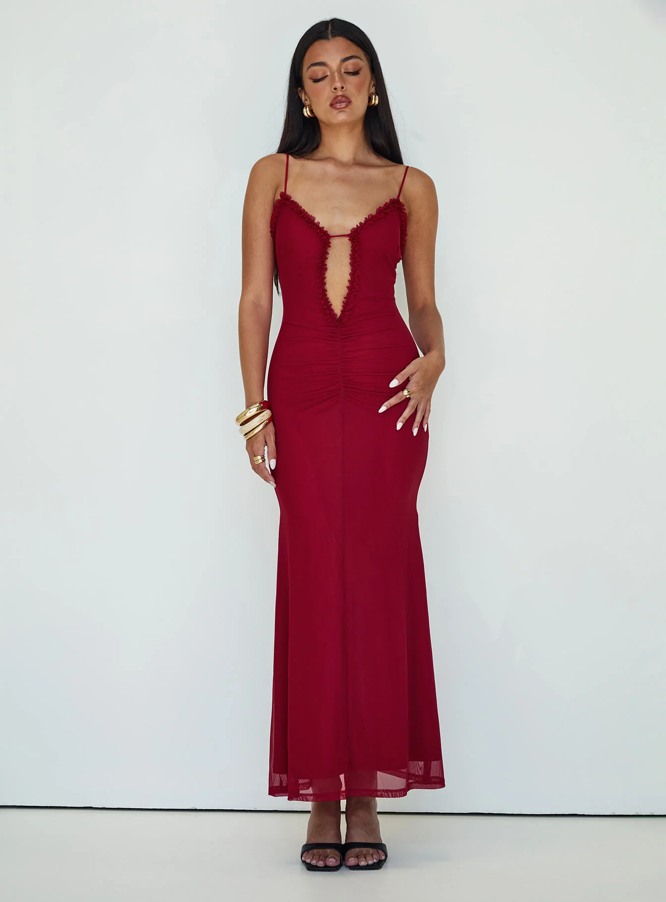 Capisce Maxi Dress Red Petite