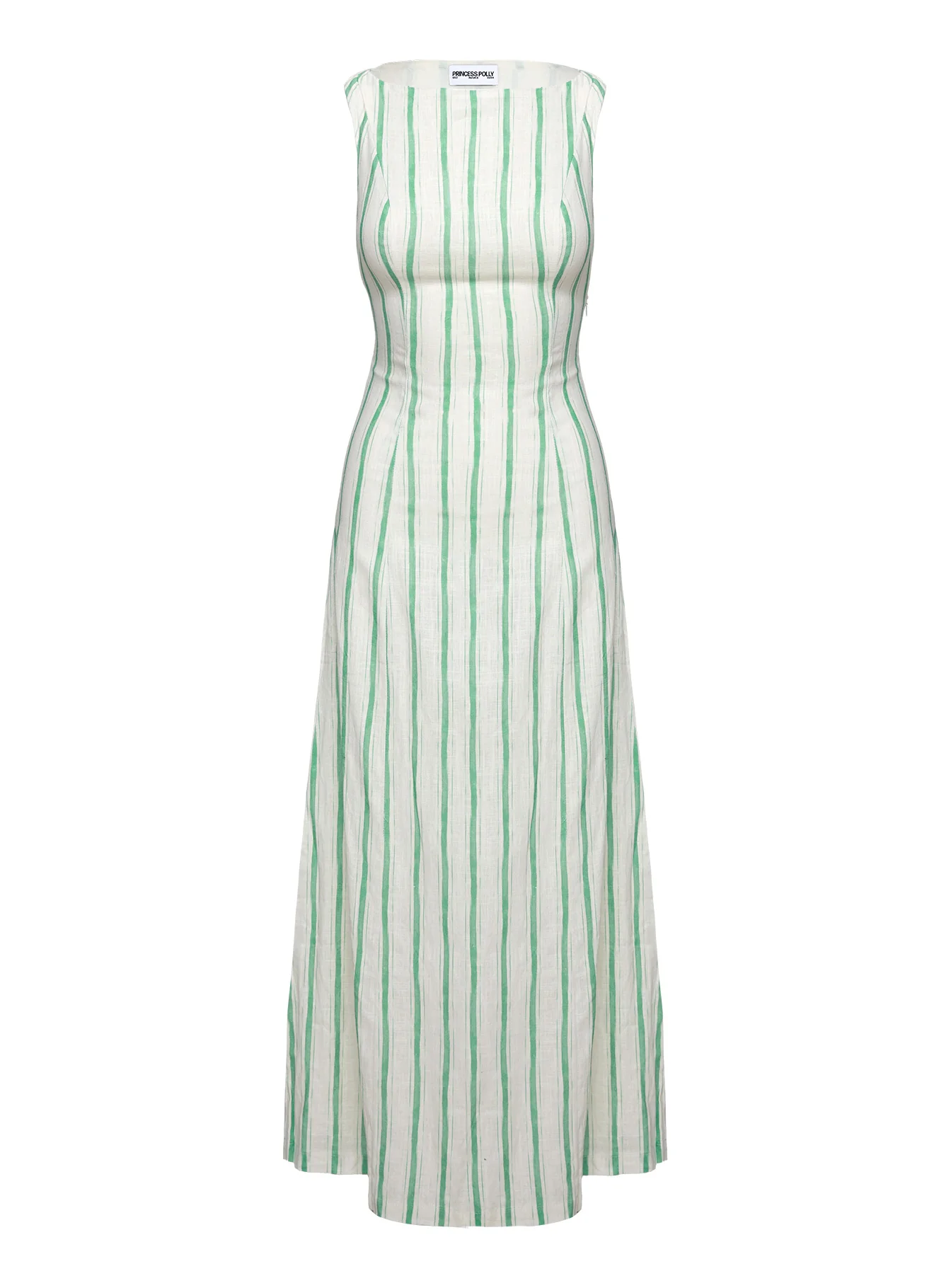 Lewisa Maxi Dress Green Stripe Tall