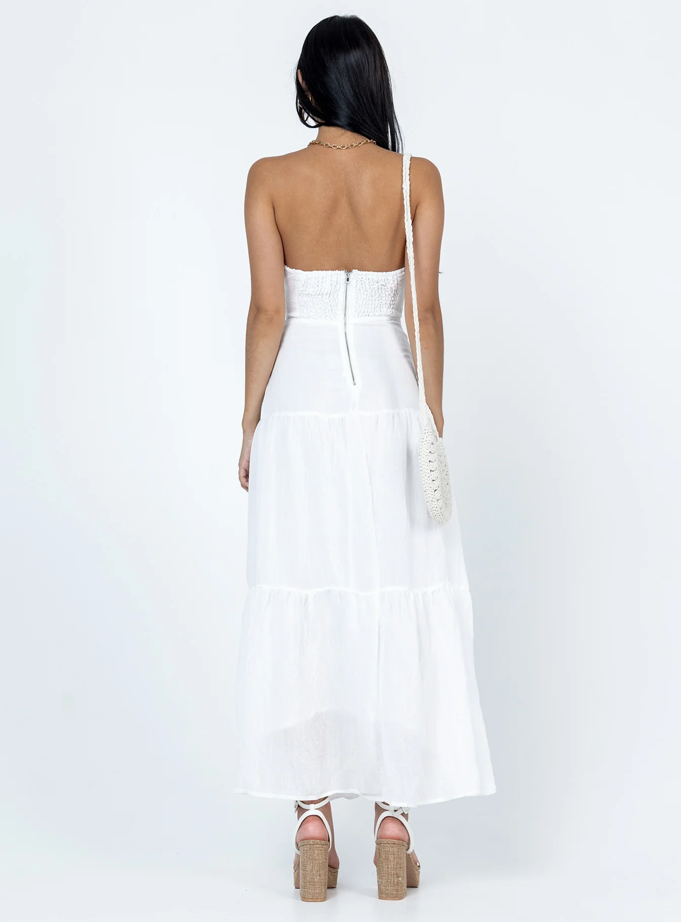 Allie Maxi Dress White
