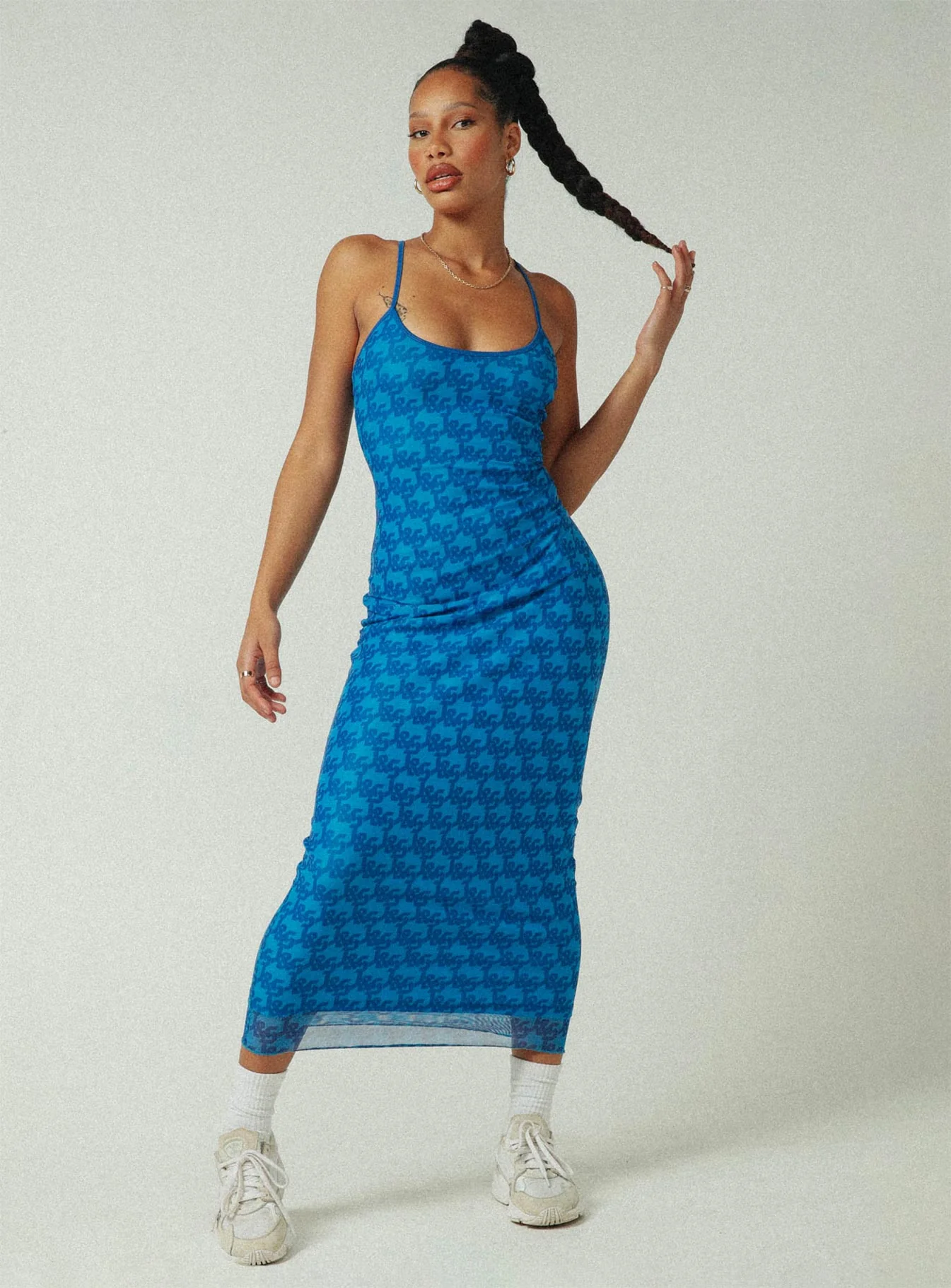 JGR & STN Cassie Maxi Dress Blue