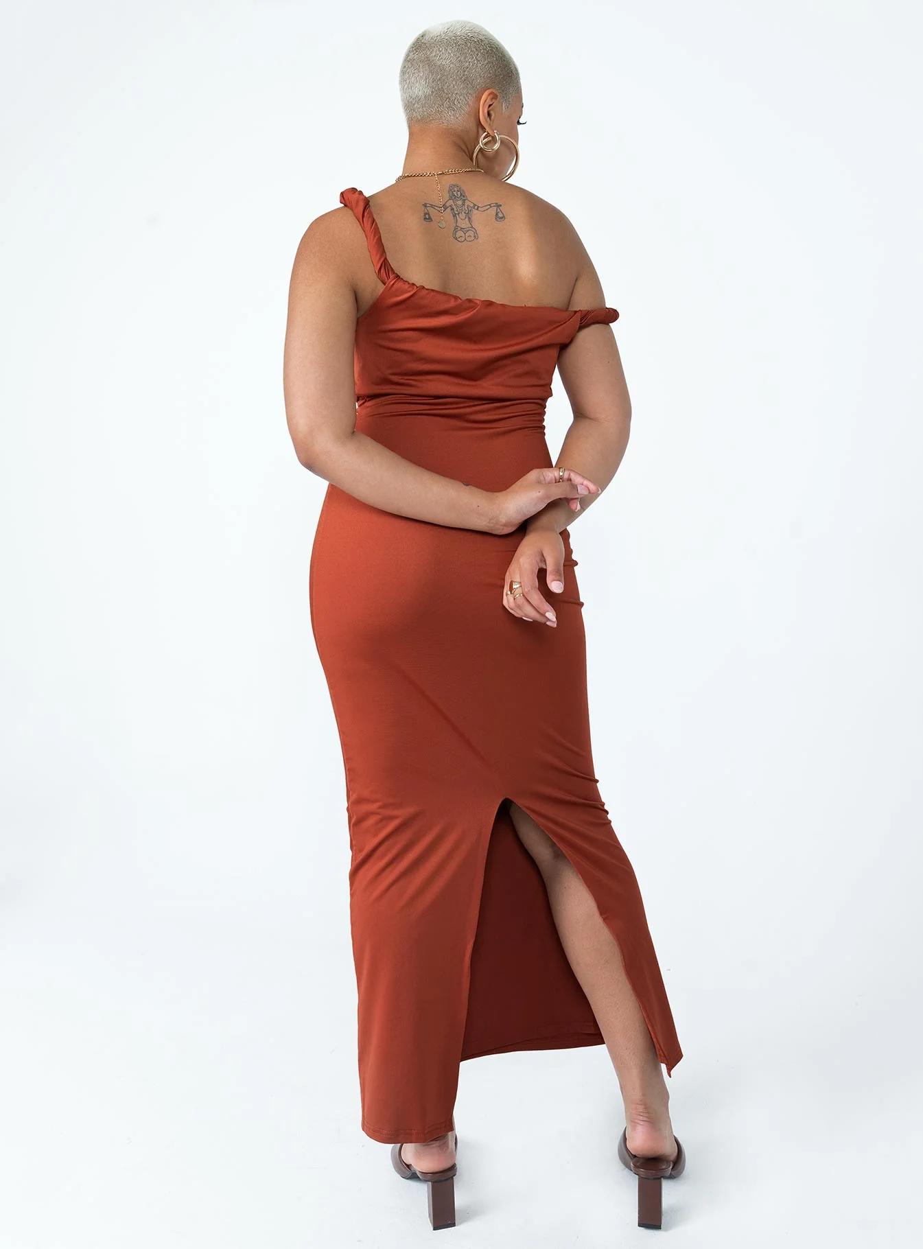 Danyon Maxi Dress Burgundy