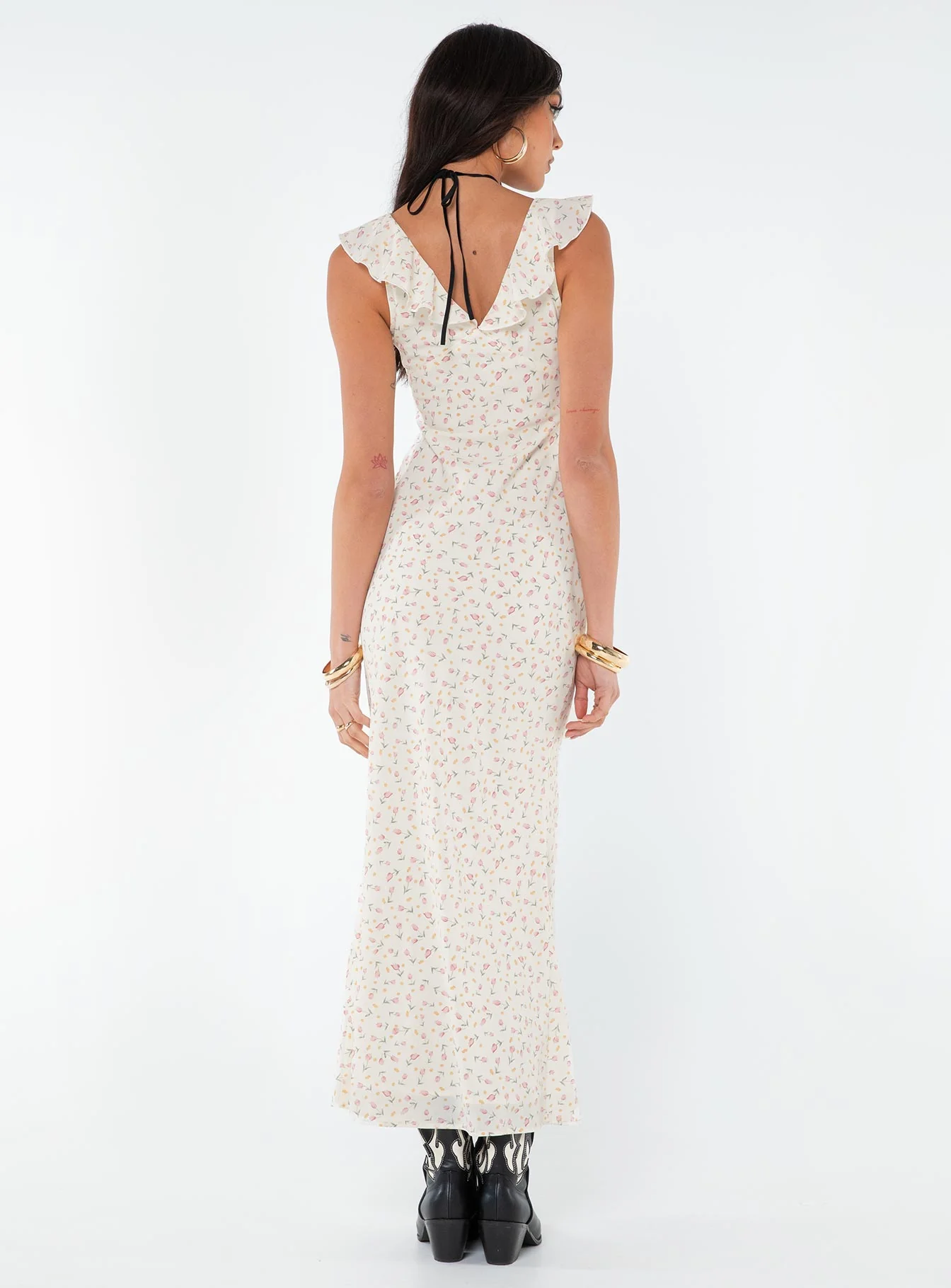 Perci Maxi Dress Pink Floral