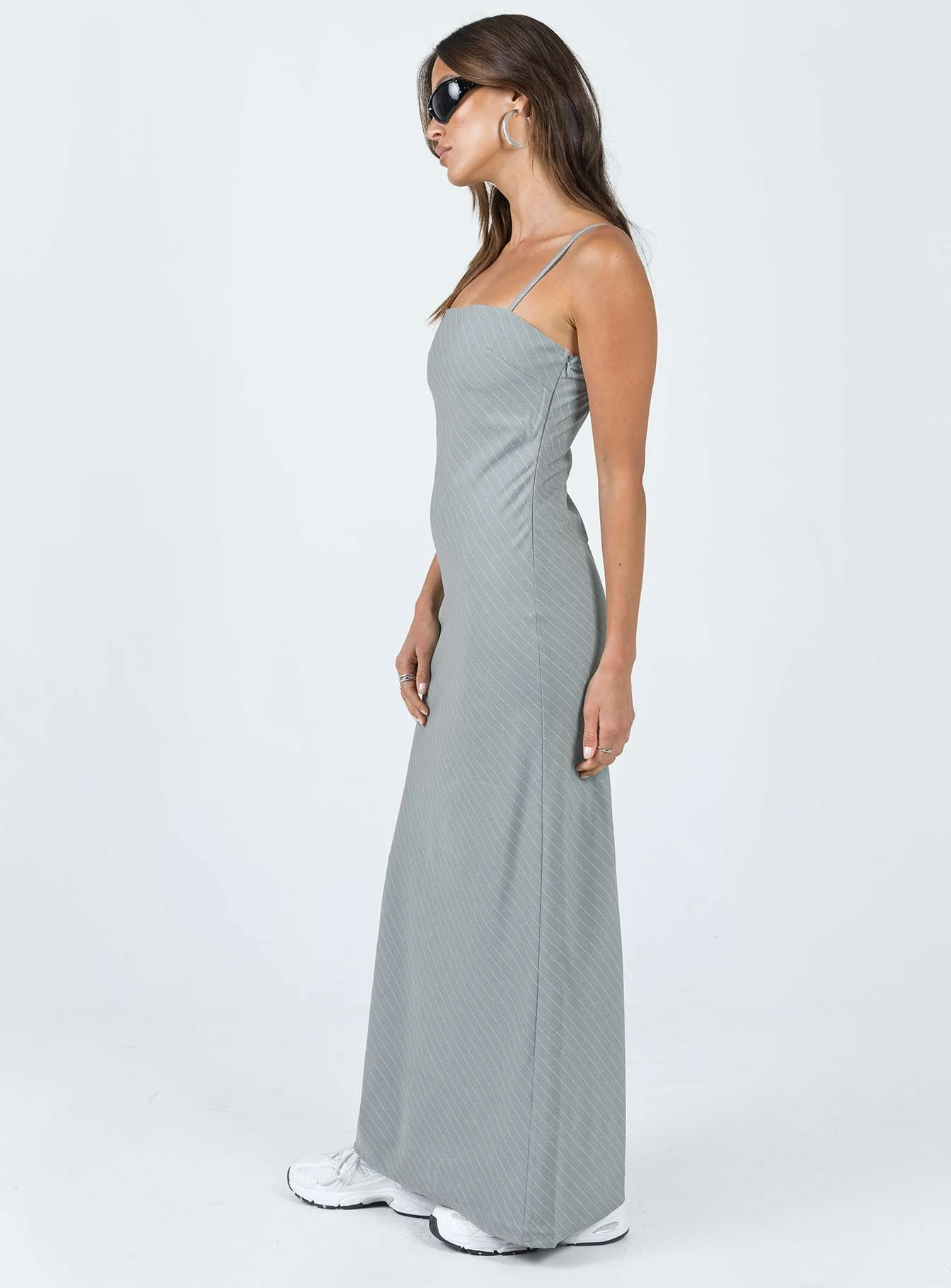 Lania Midi Dress Grey