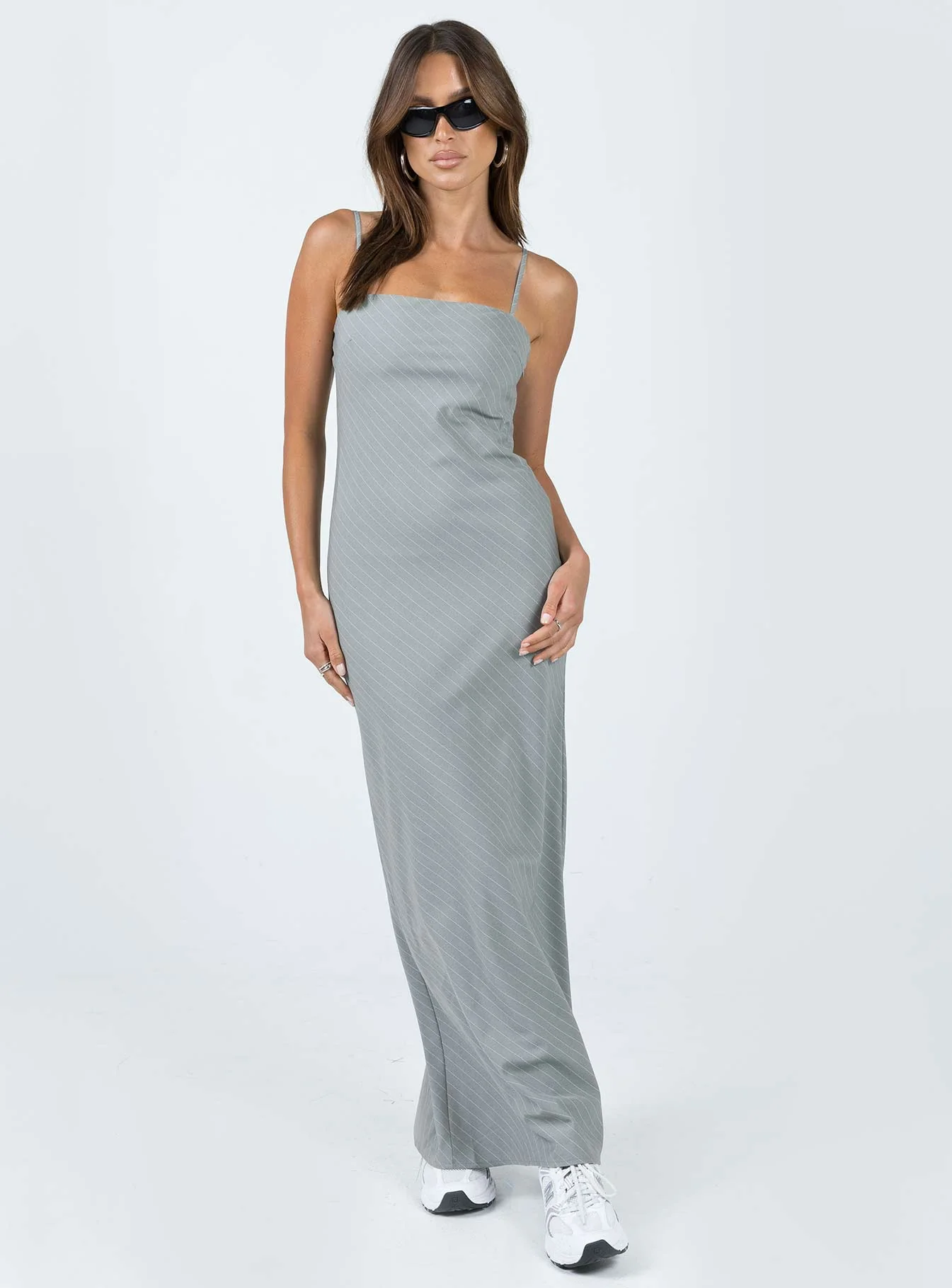Lania Midi Dress Grey