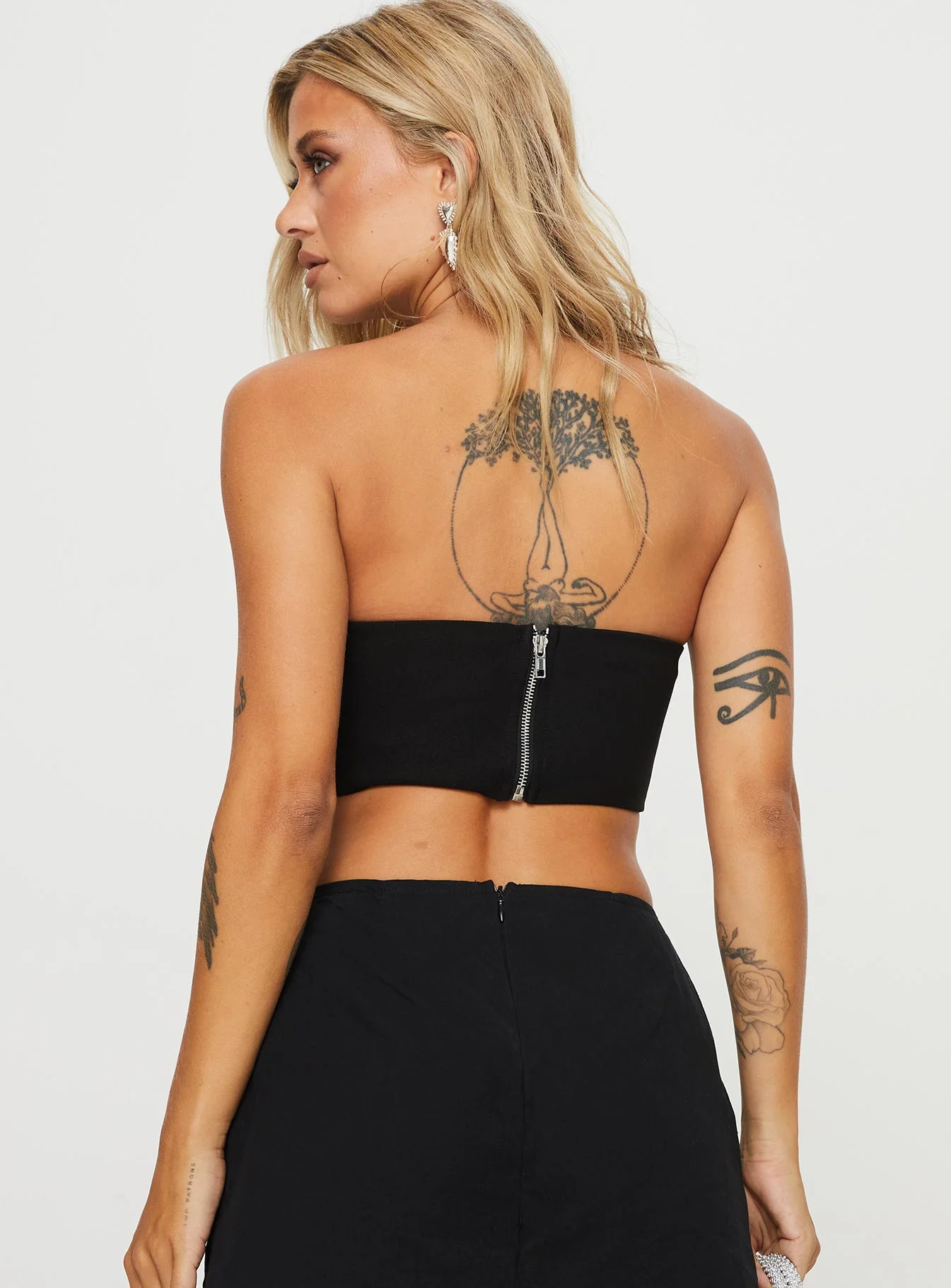 Rondi Strapless Top Black