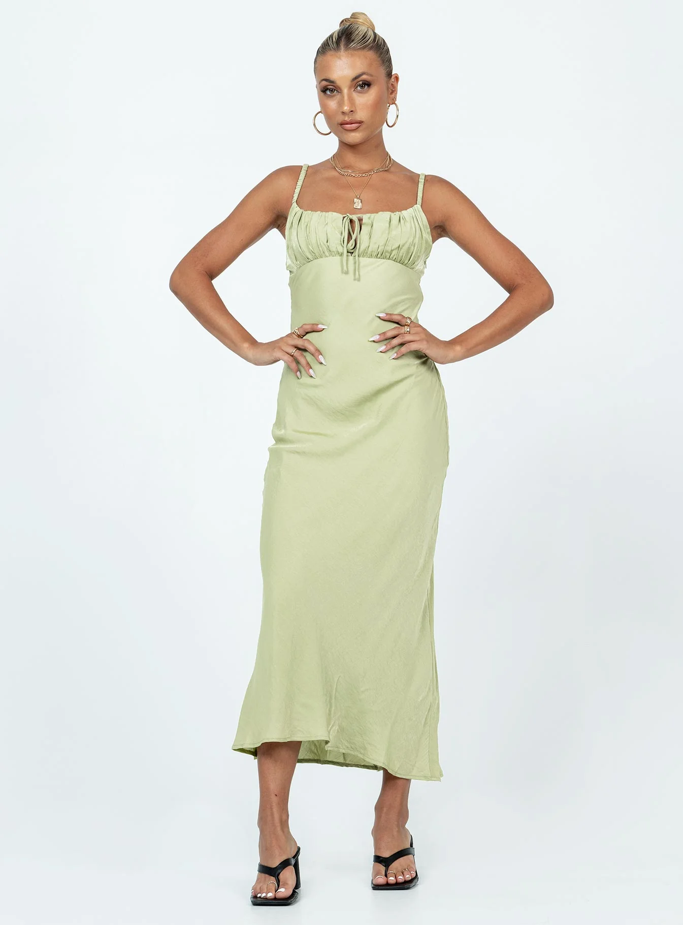 Nicoleta Midi Dress Green