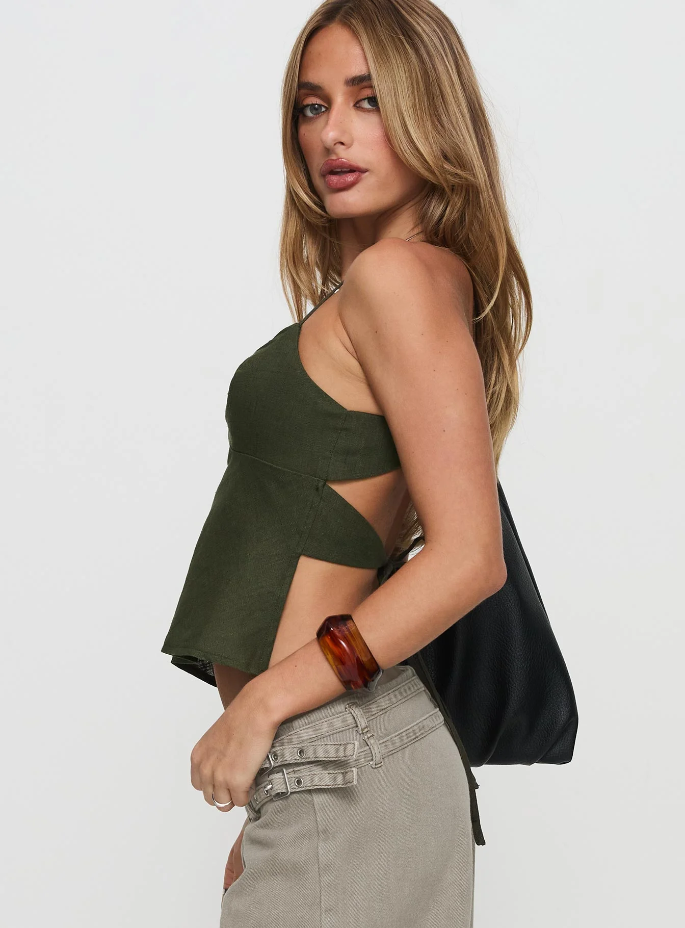 Hopelessly Devoted Top Forest Green