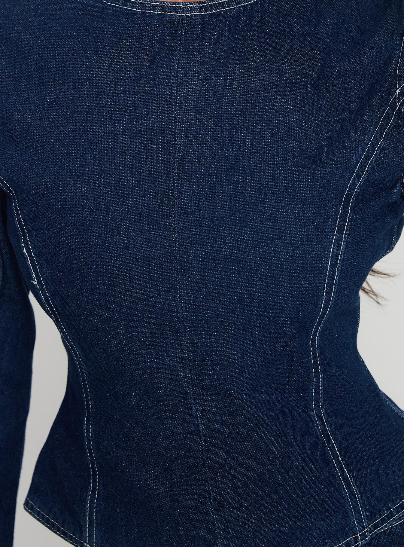 Countryside Long Sleeve Top Denim