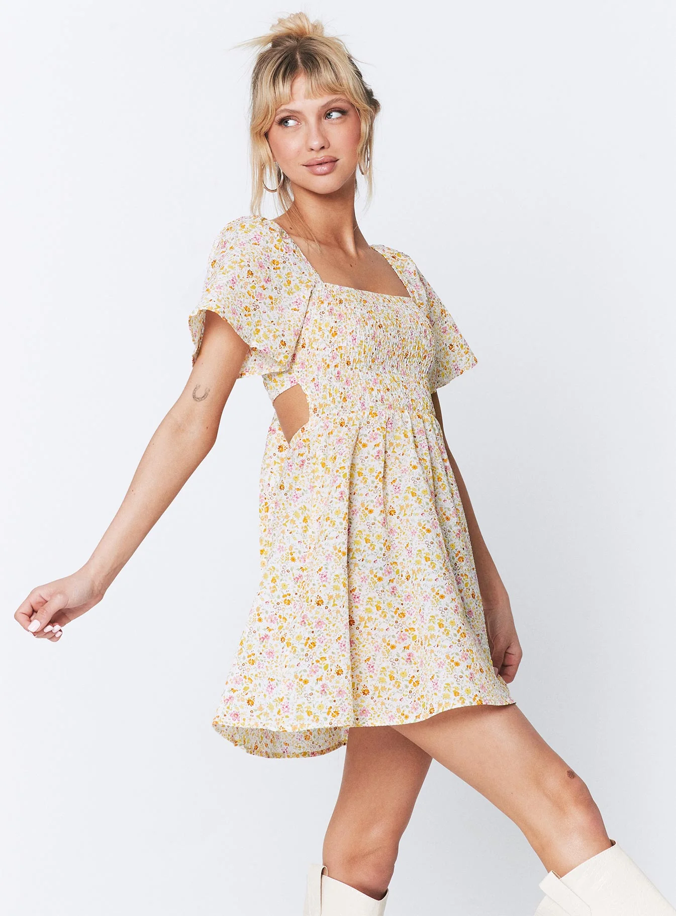 Summer Nights Mini Dress Floral