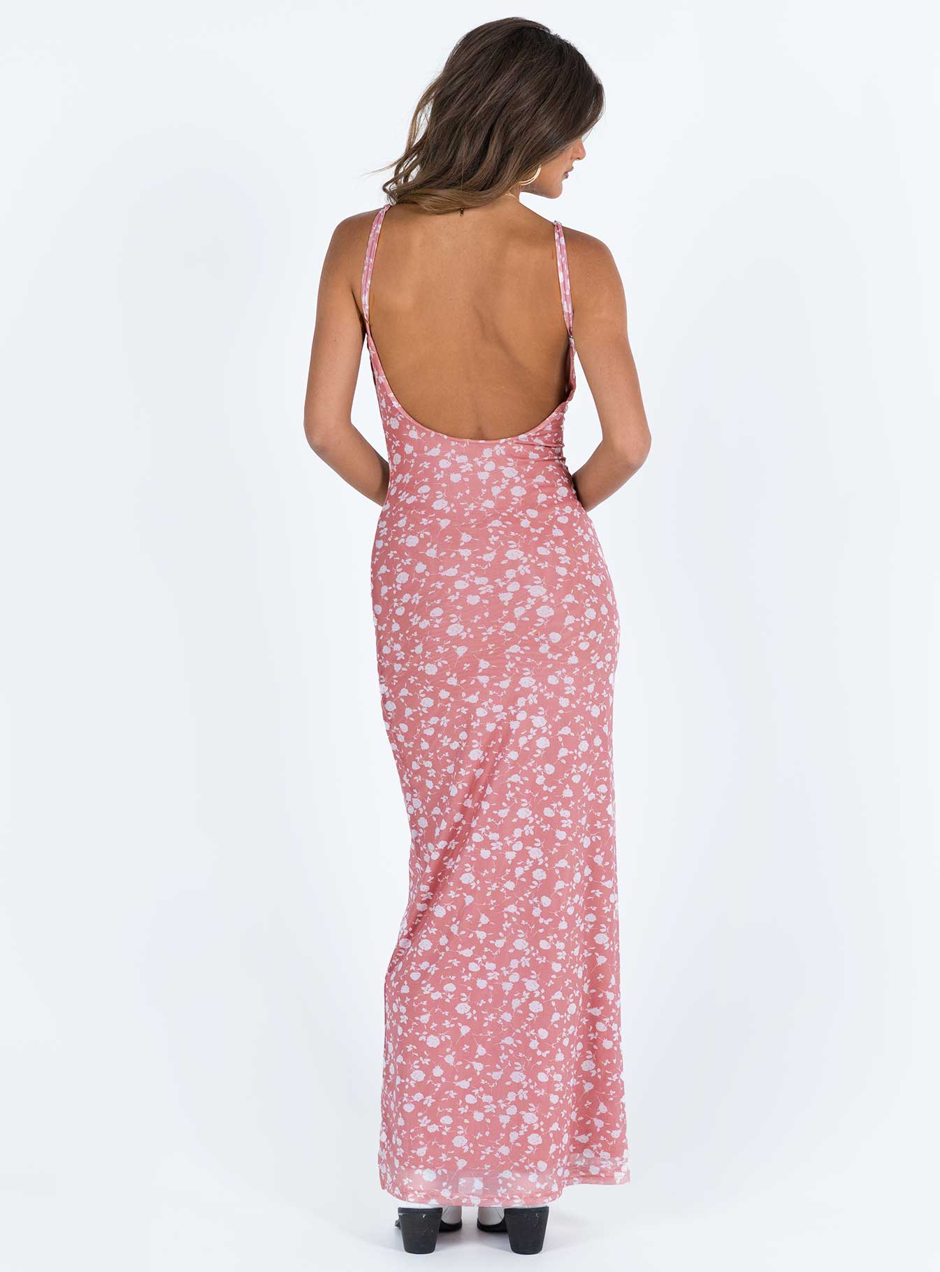 Knox Maxi Dress Pink Floral