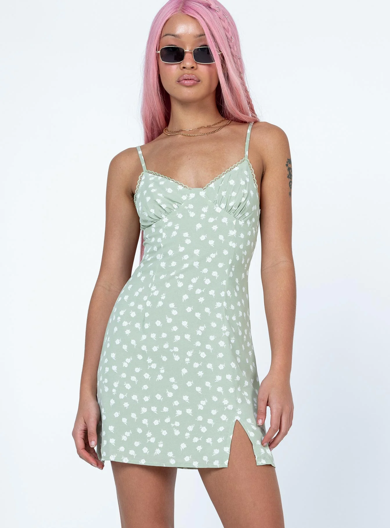 Remia Mini Dress Green
