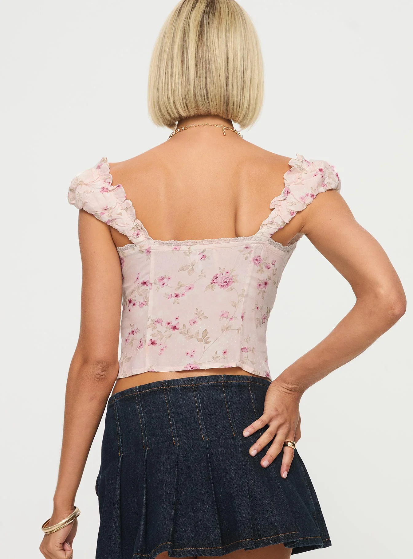 Rinza Top Pink Floral