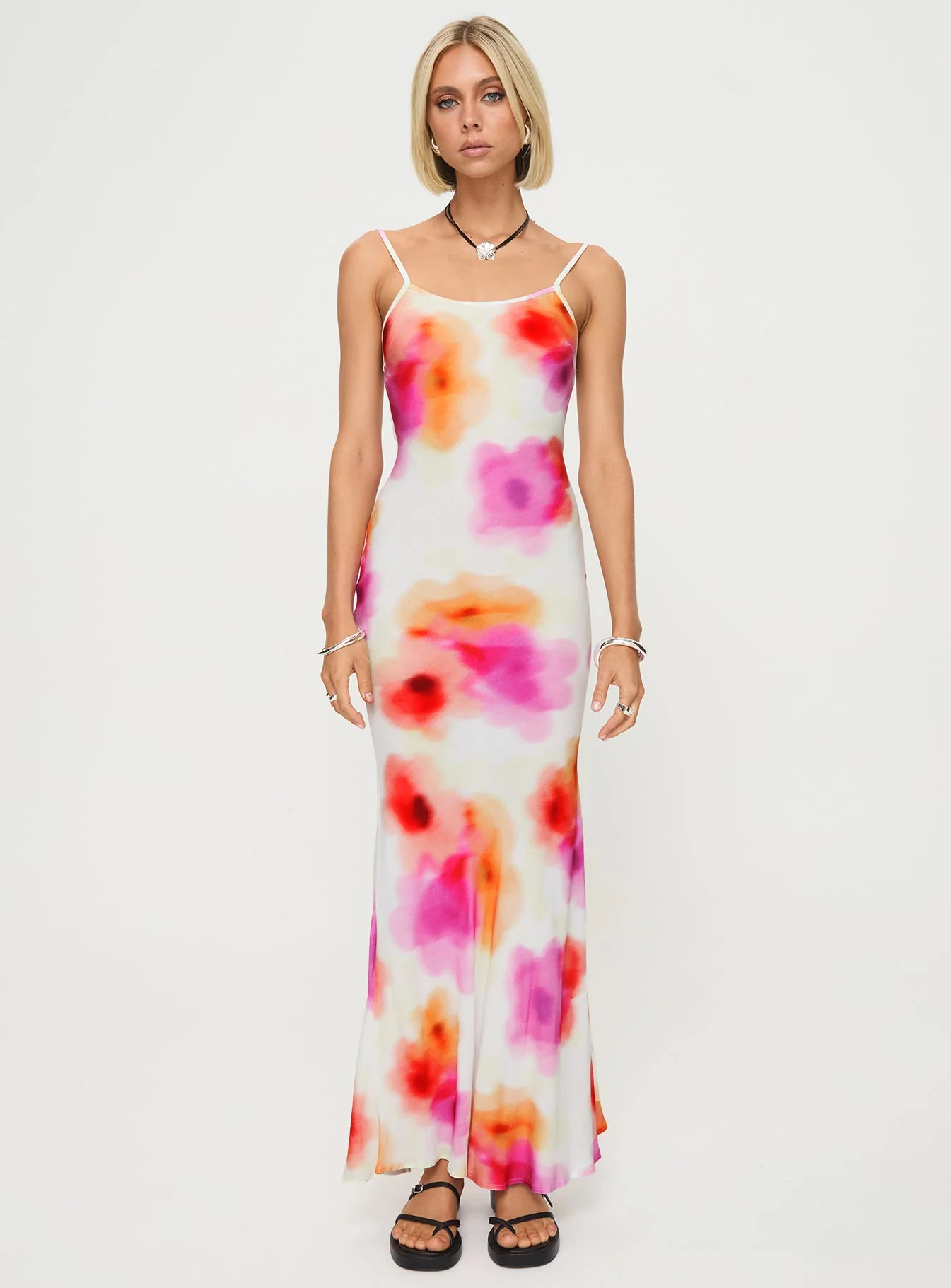 Luncheon Maxi Dress Pink Multi