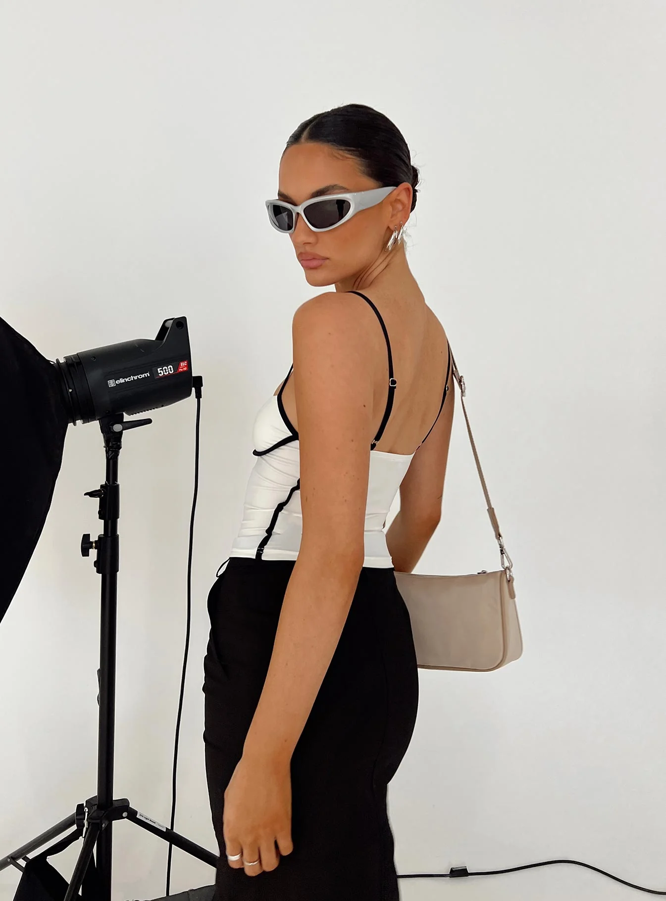 Maidenwell Contrast Top White