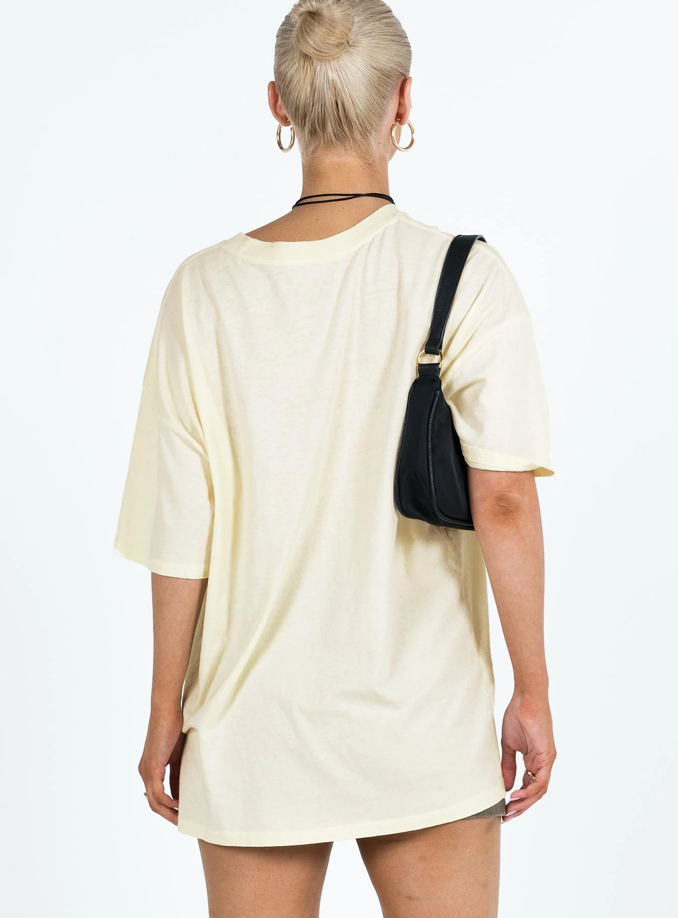 Berry Sweet Oversized Tee Cream