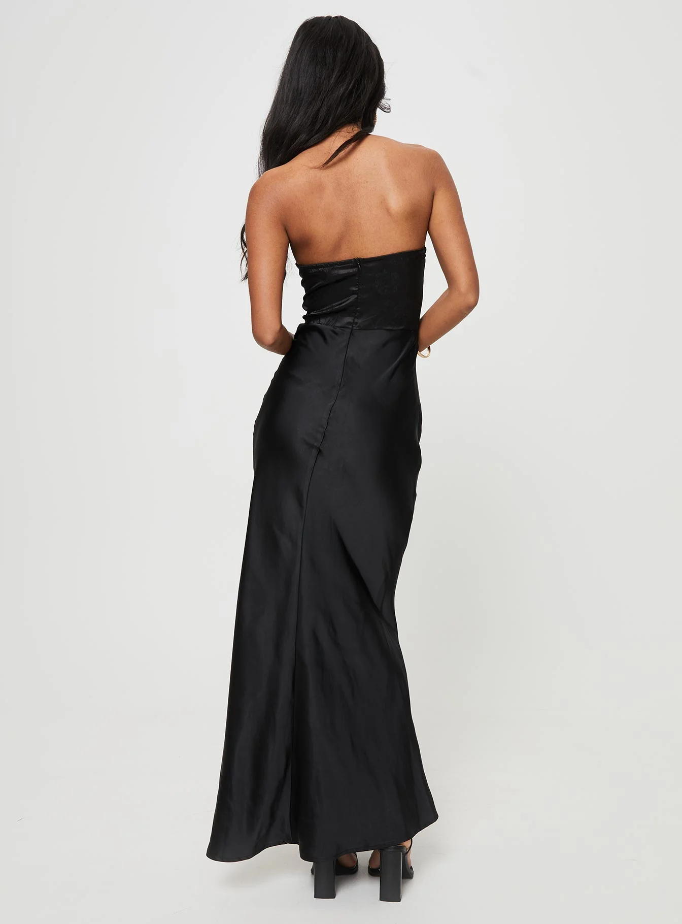 Hessy Bow Maxi Dress Black