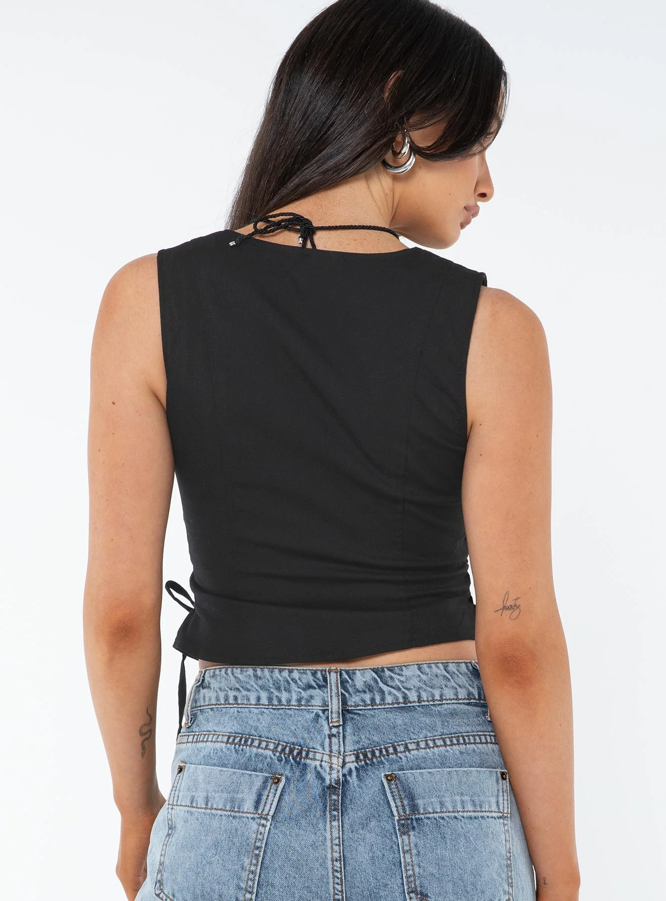 Stavia Vest Top Black
