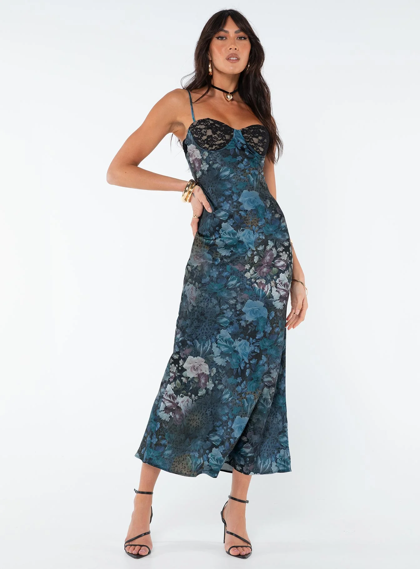 Darsy Maxi Dress Blue Multi