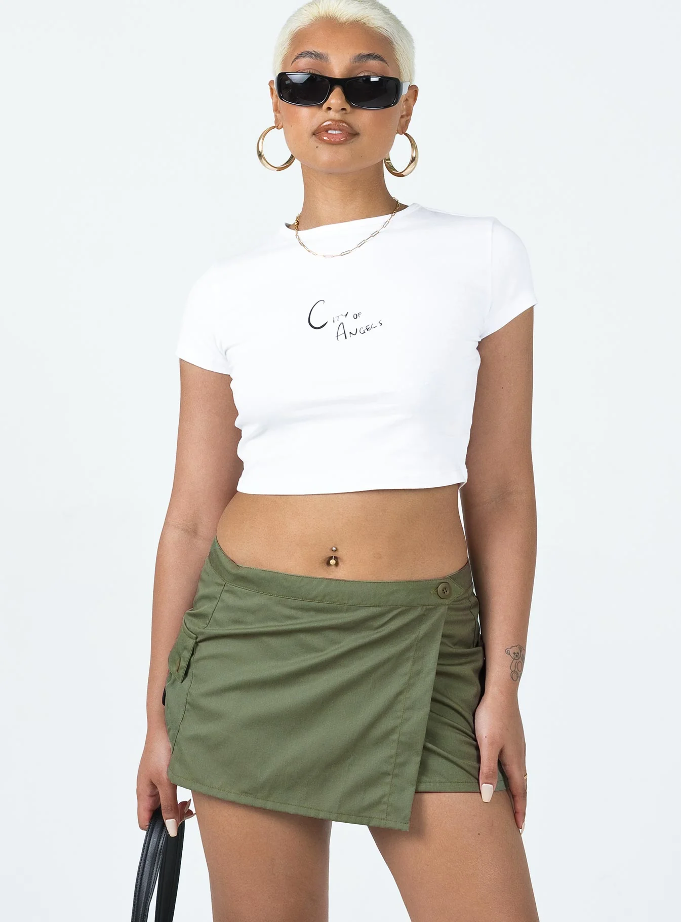 Motel Zephyr Skirt Olive
