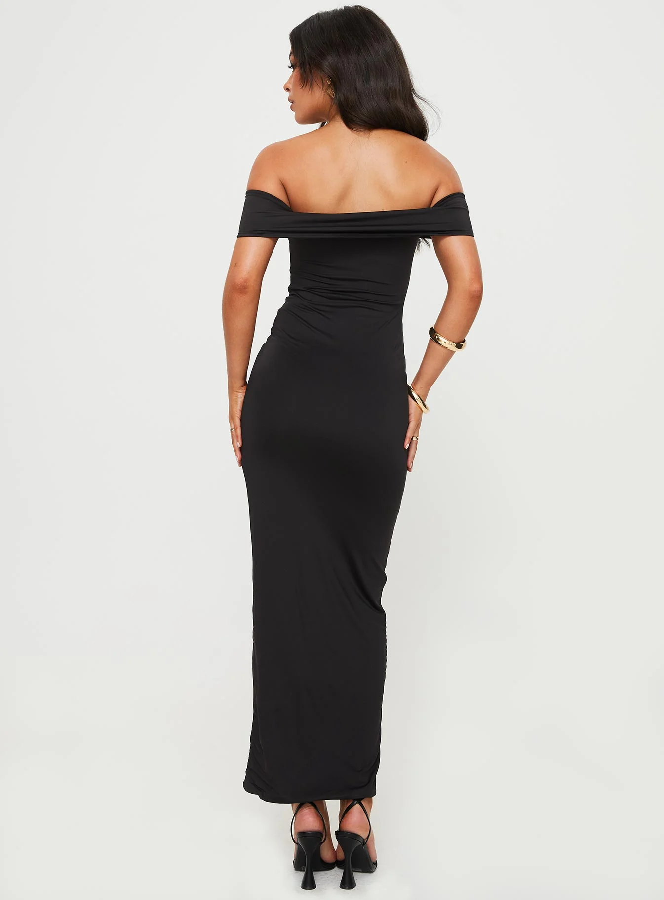 Laurence Strapless Maxi Dress Black