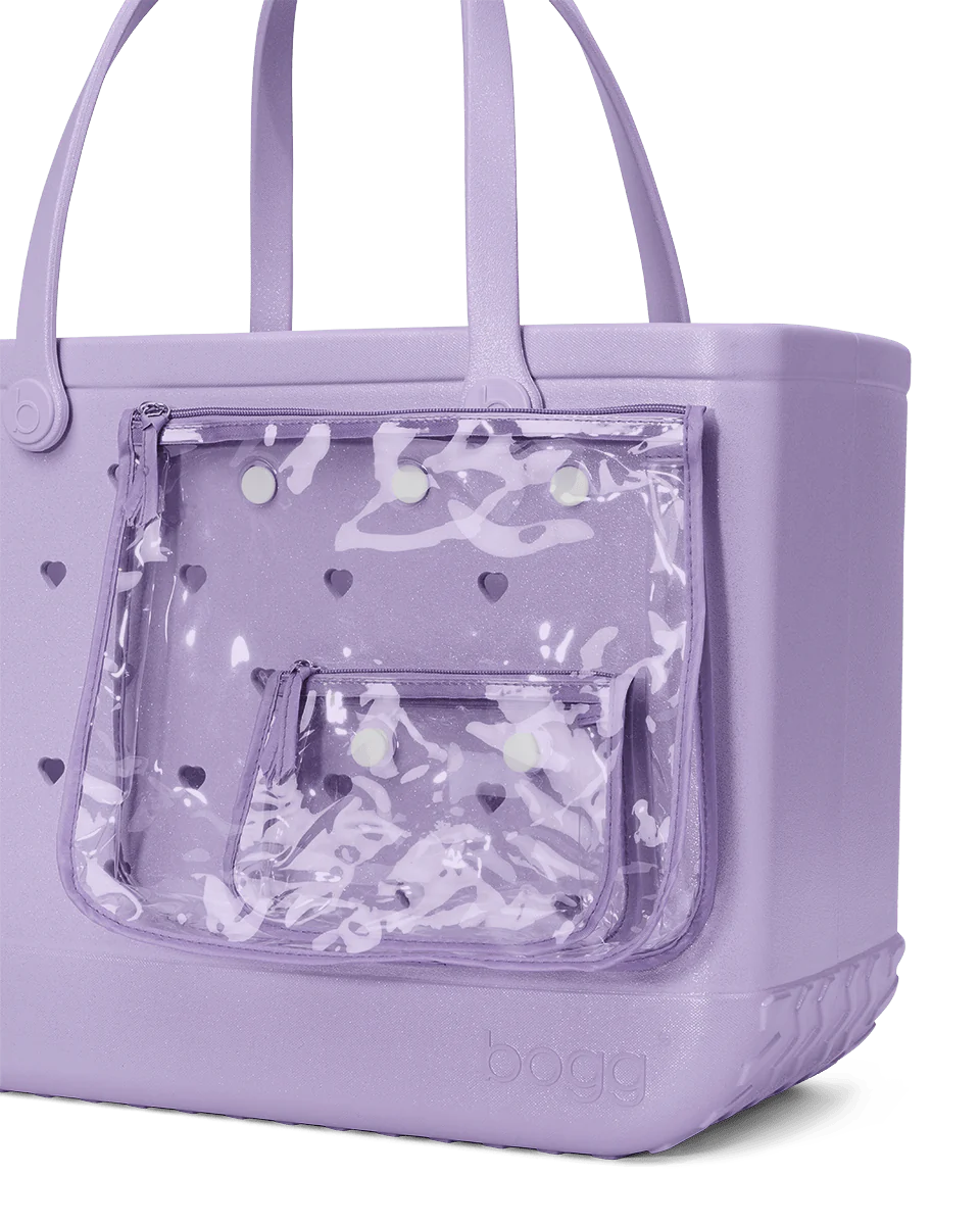 Original Bogg Bag - Heart Shimmer Lilac
